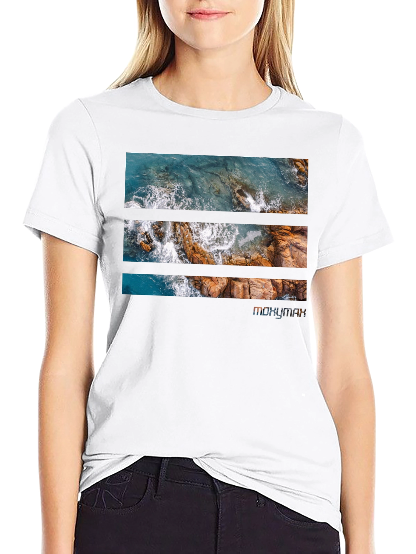 Coastal Rock T-Shirt - Ocean View Graphic Tee