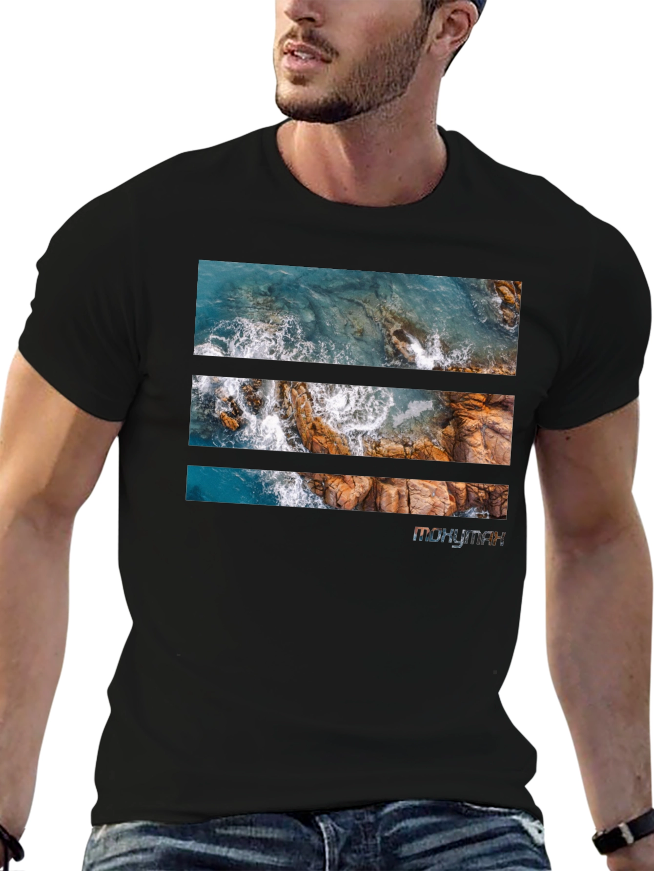 Coastal Rock T-Shirt - Ocean View Graphic Tee