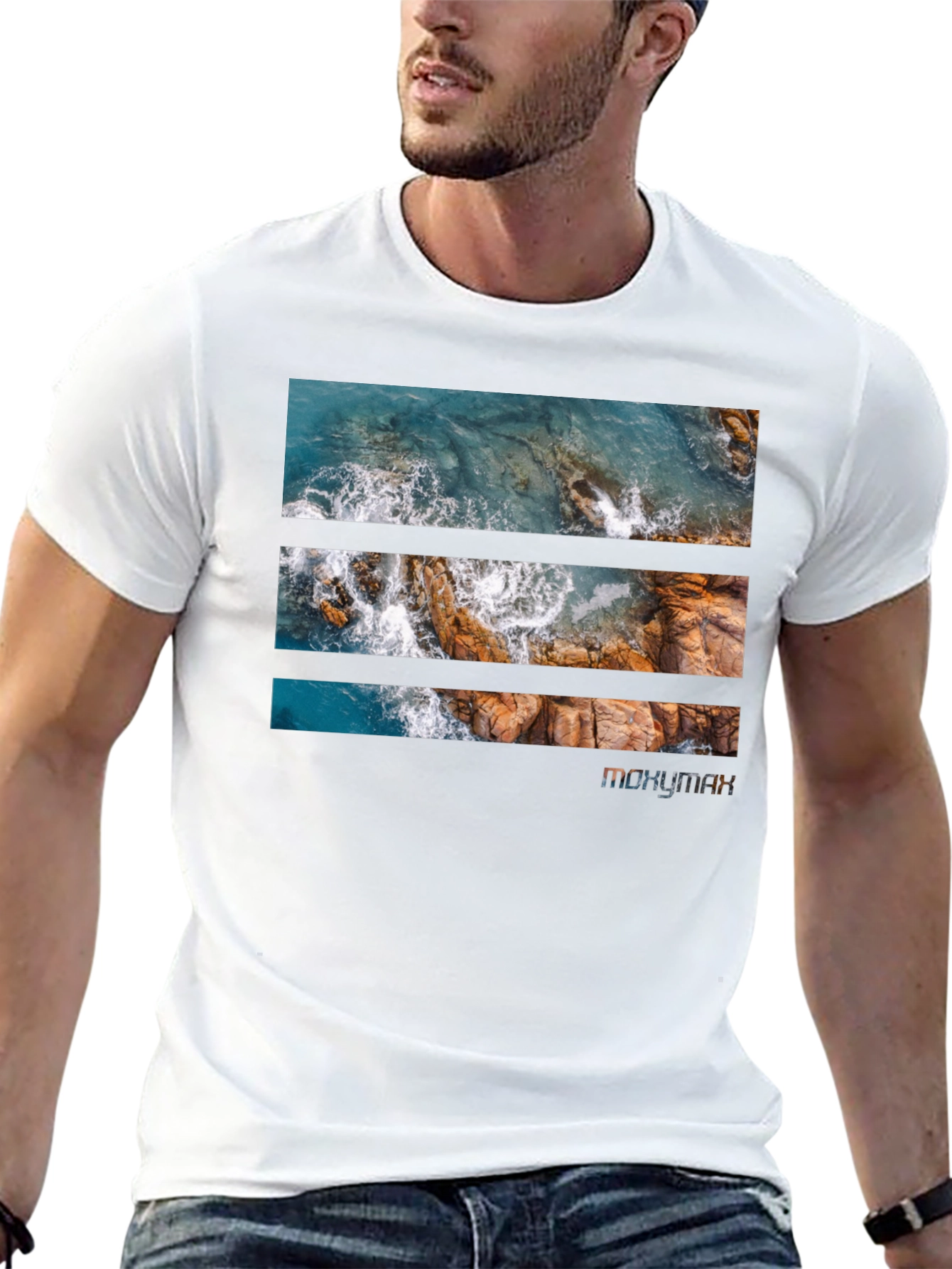 Coastal Rock T-Shirt - Ocean View Graphic Tee