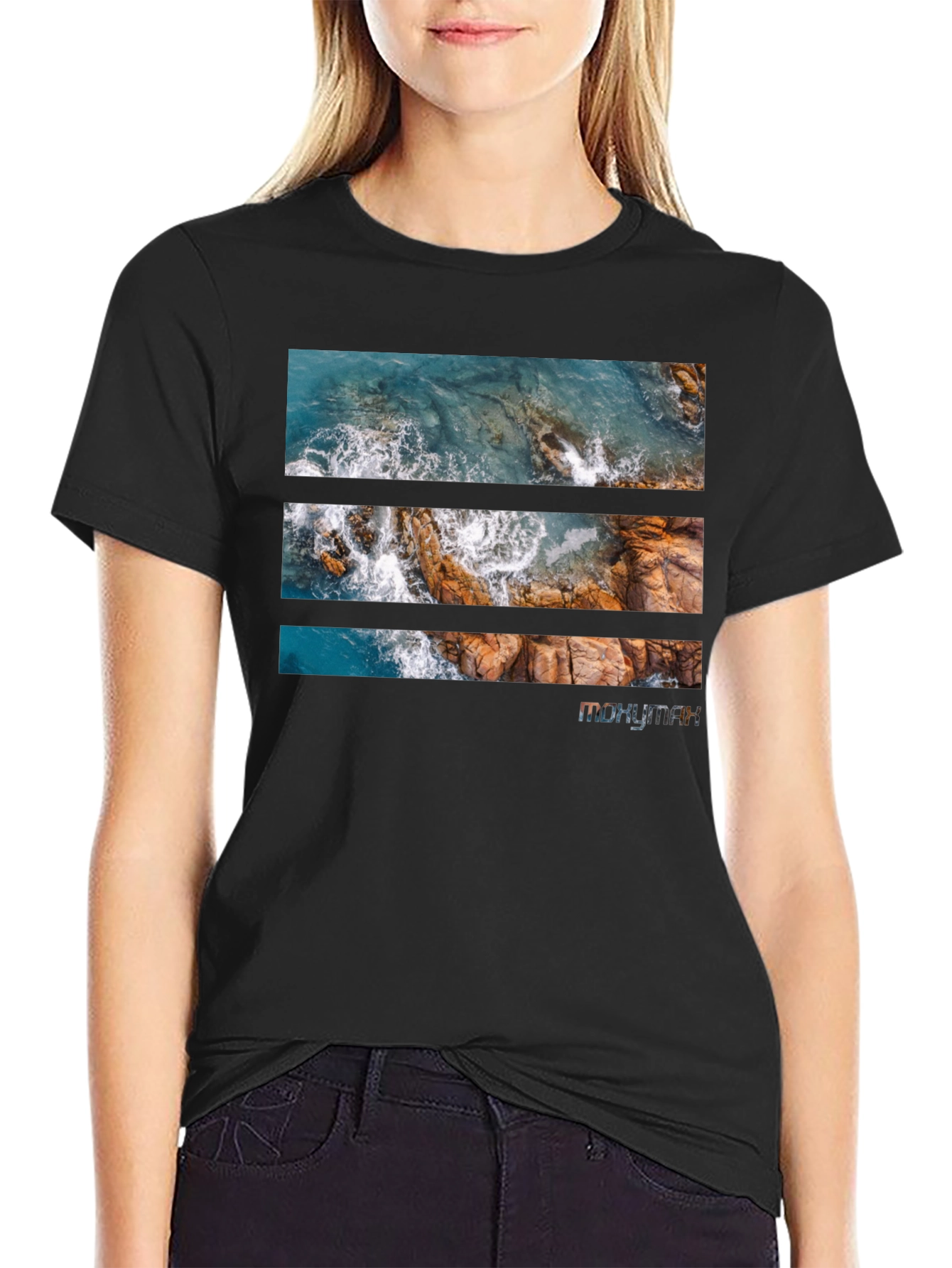 Coastal Rock T-Shirt - Ocean View Graphic Tee