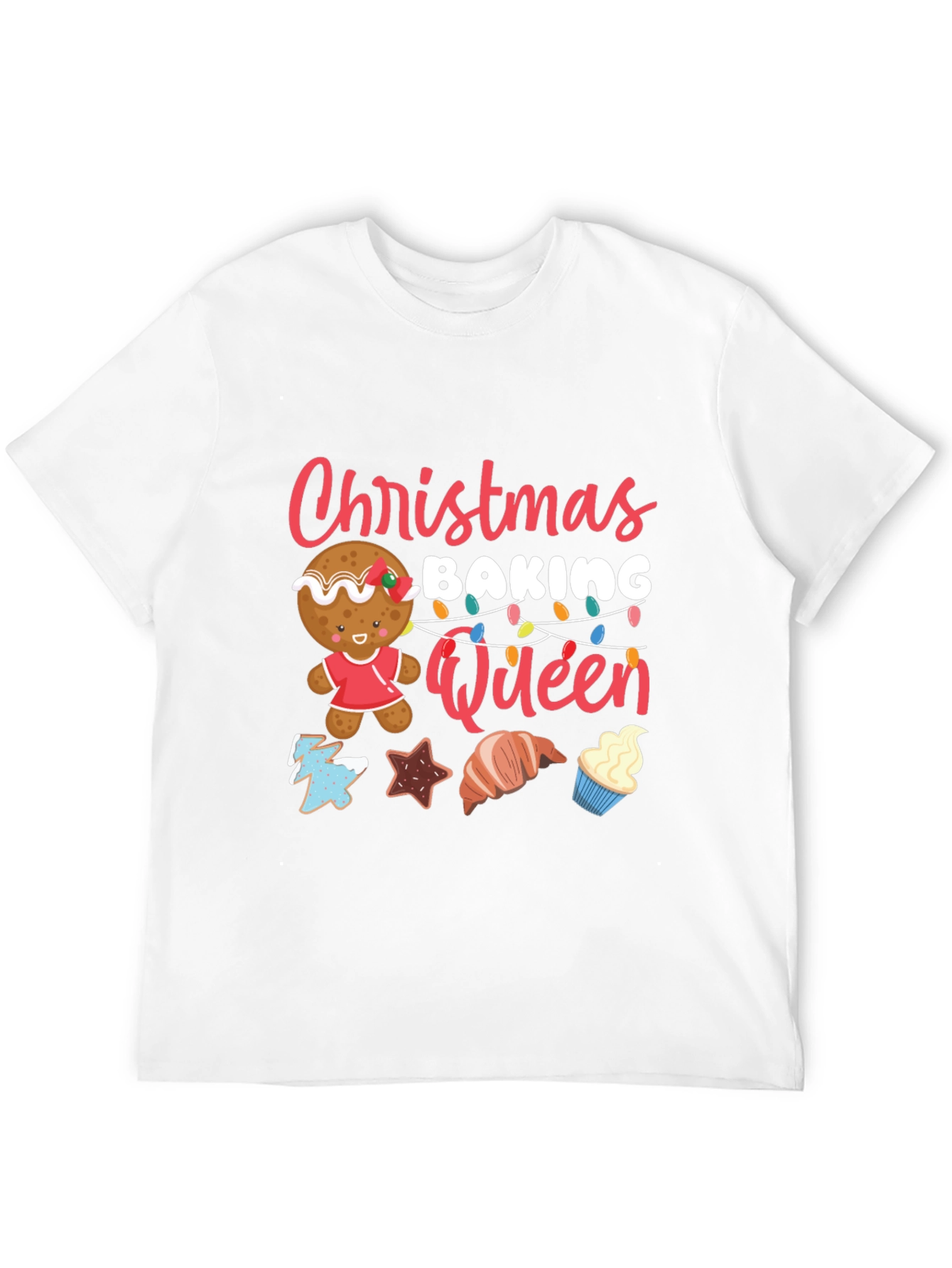 Christmas Baking Queen T-Shirt Holiday Tee