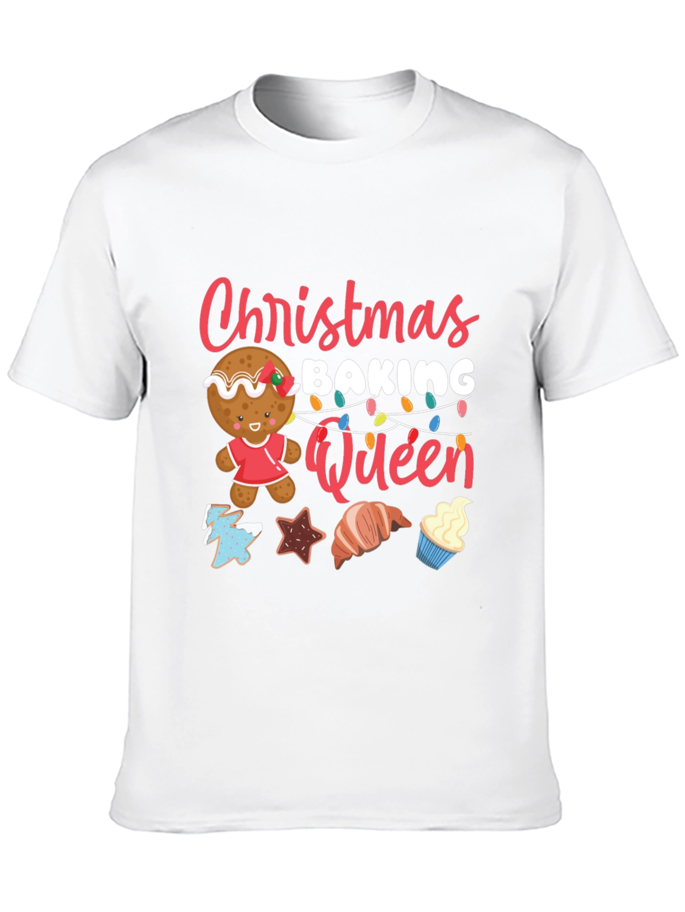 Christmas Baking Queen T-Shirt Holiday Tee