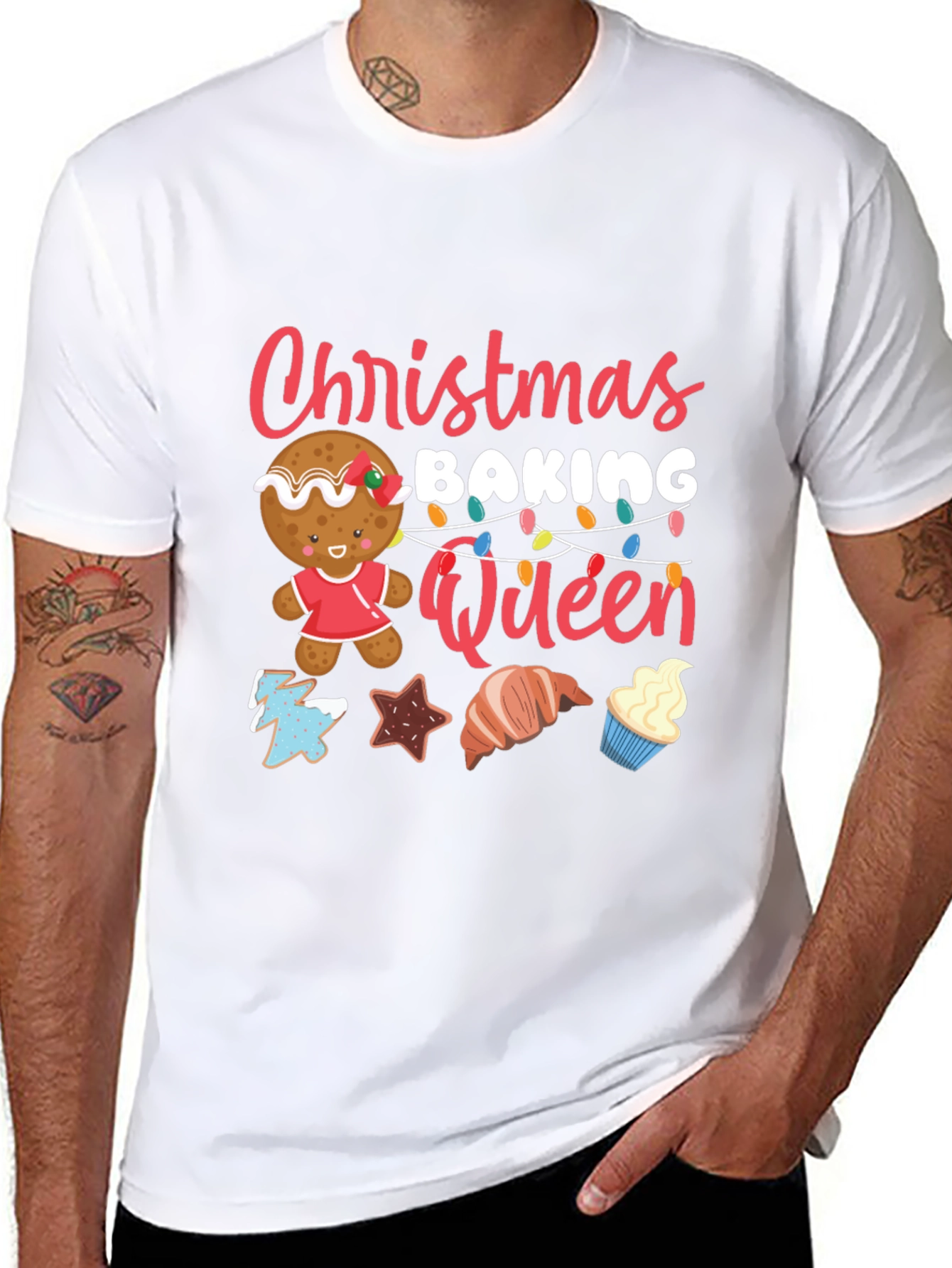 Christmas Baking Queen T-Shirt Holiday Tee