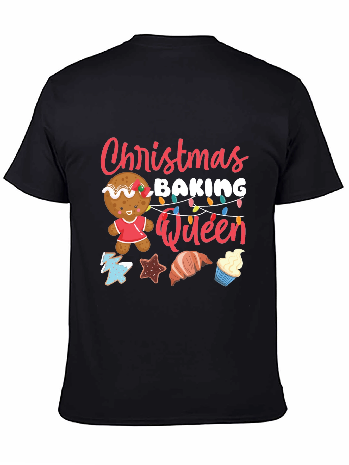 Christmas Baking Queen T-Shirt Holiday Tee
