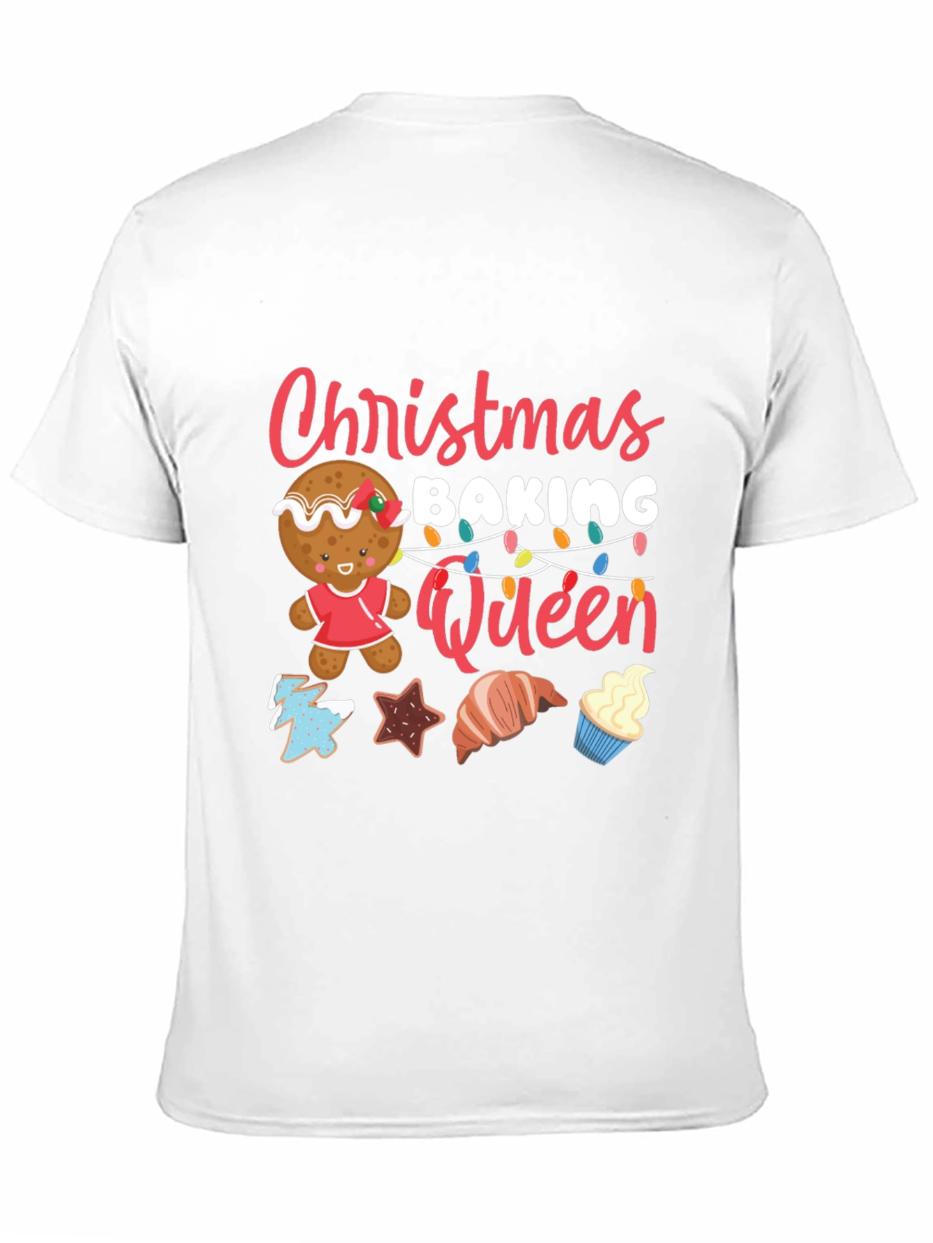 Christmas Baking Queen T-Shirt Holiday Tee
