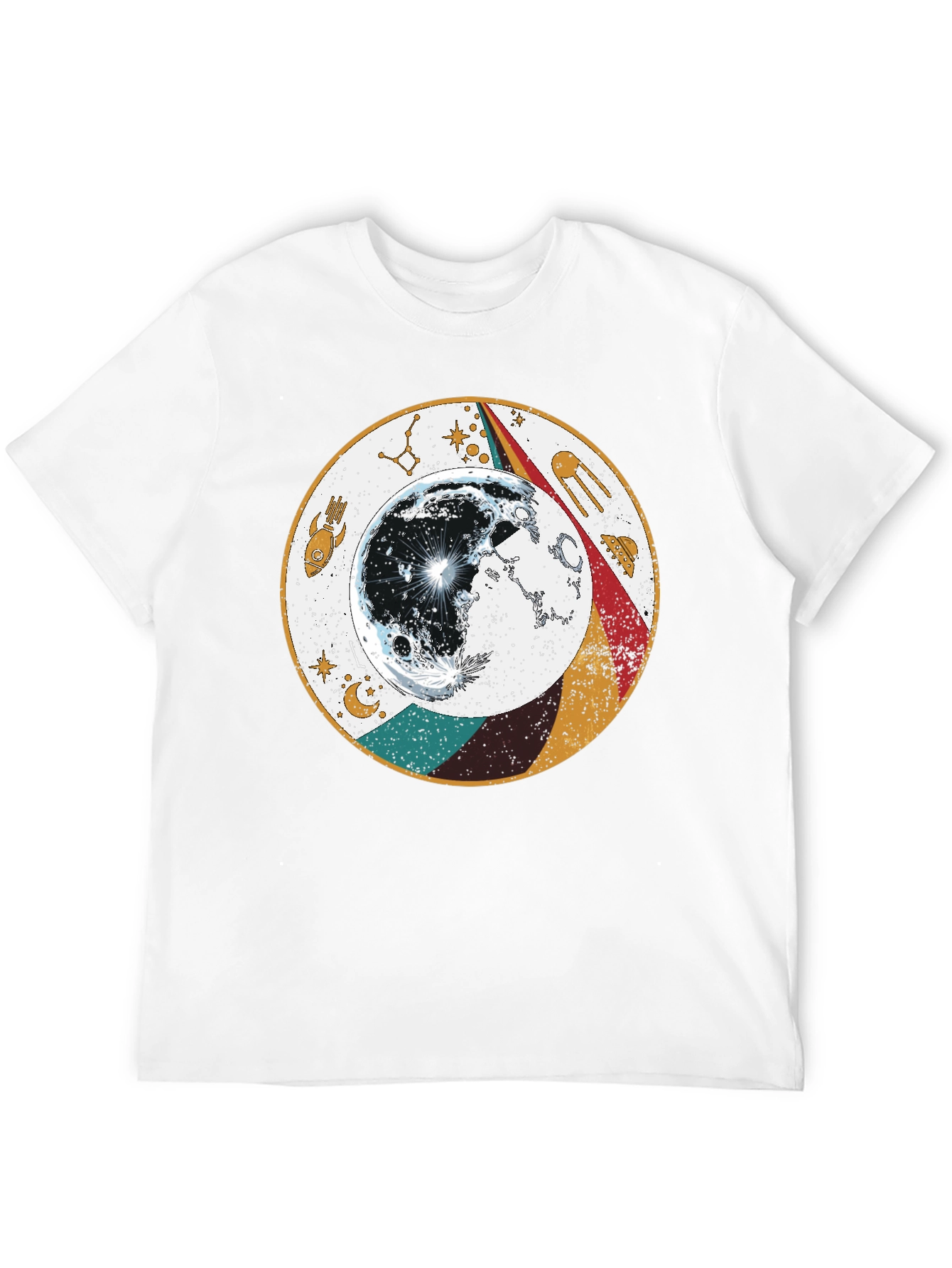Retro Moon Zodiac Graphic Tee