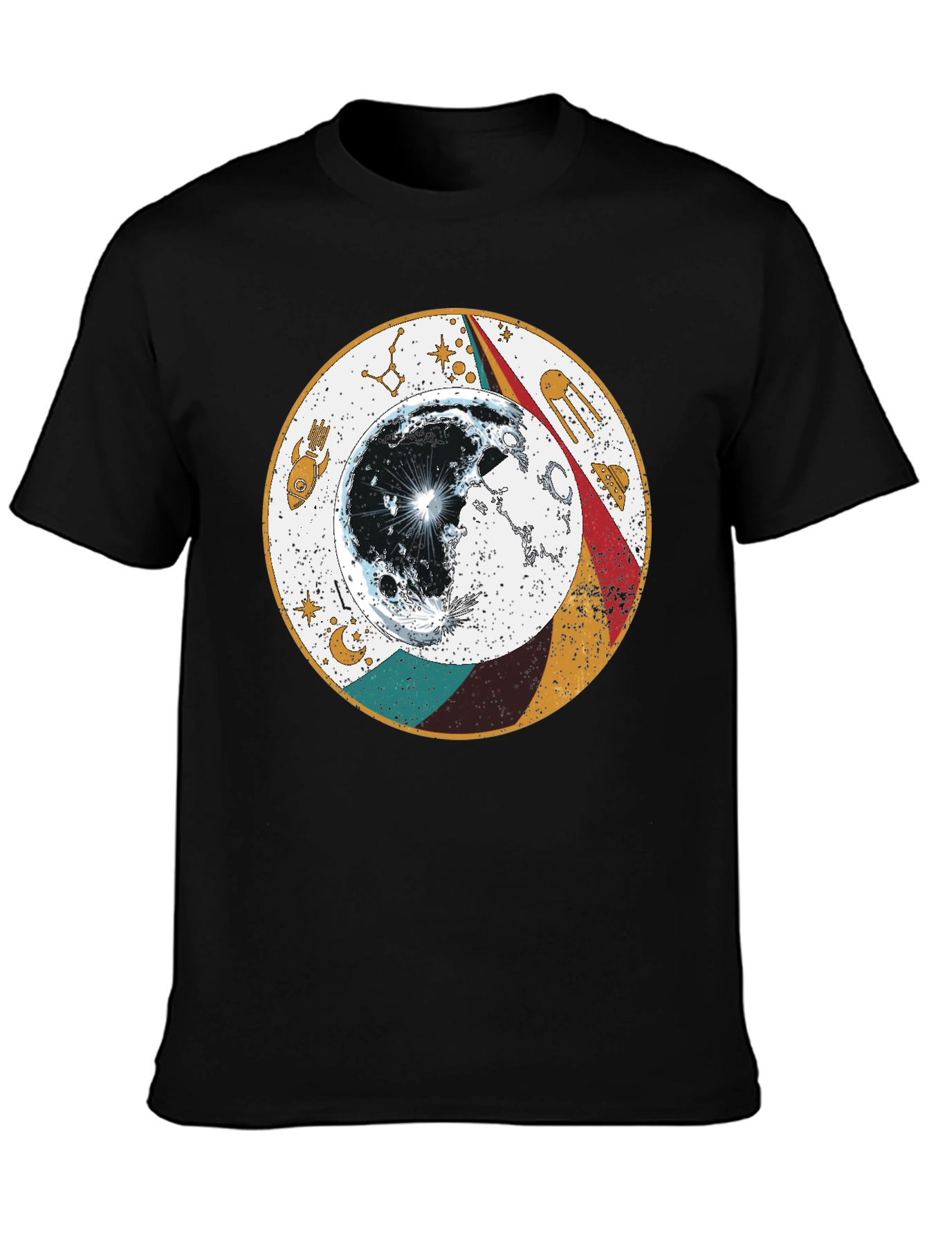 Retro Moon Zodiac Graphic Tee