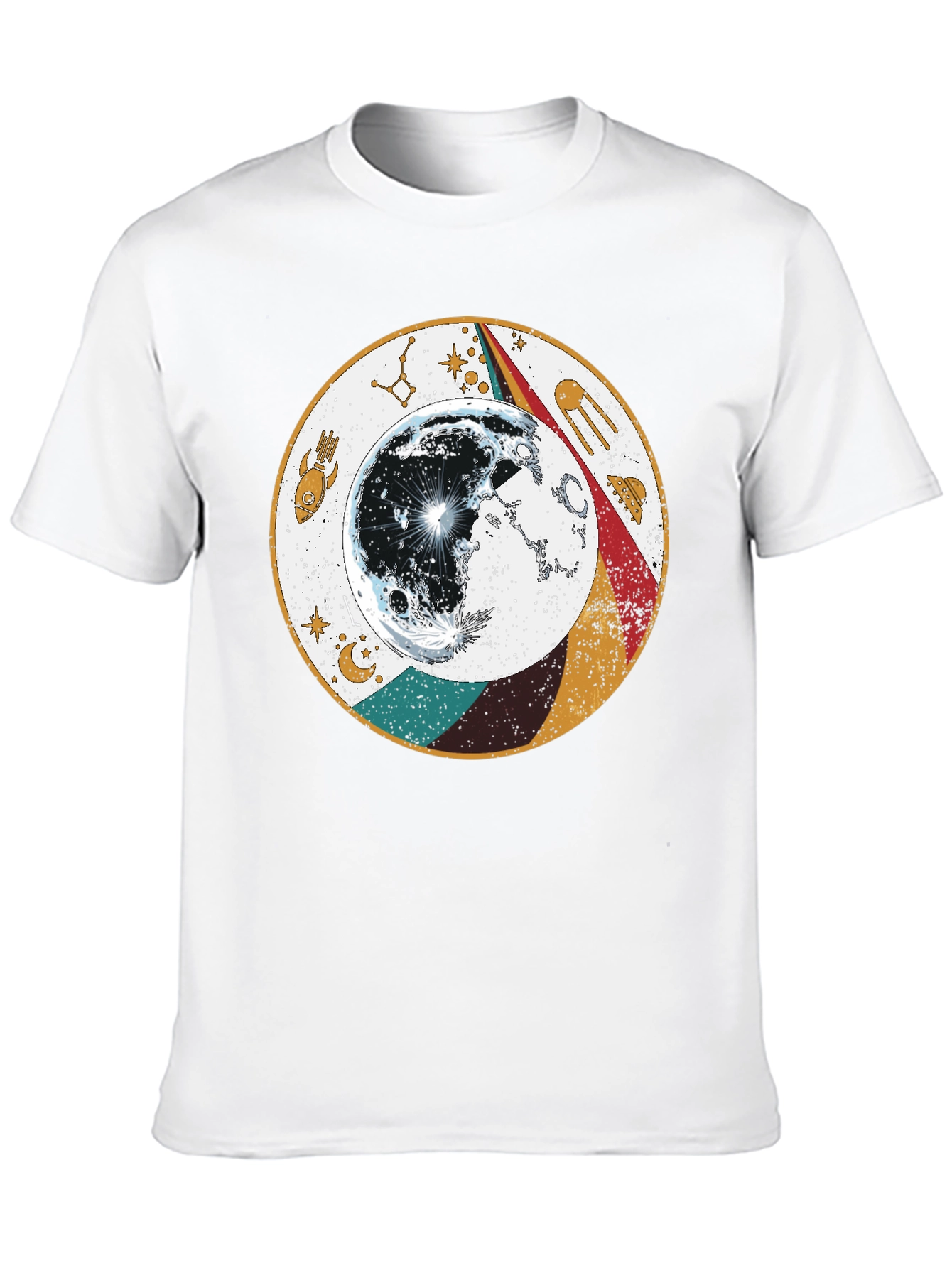 Retro Moon Zodiac Graphic Tee