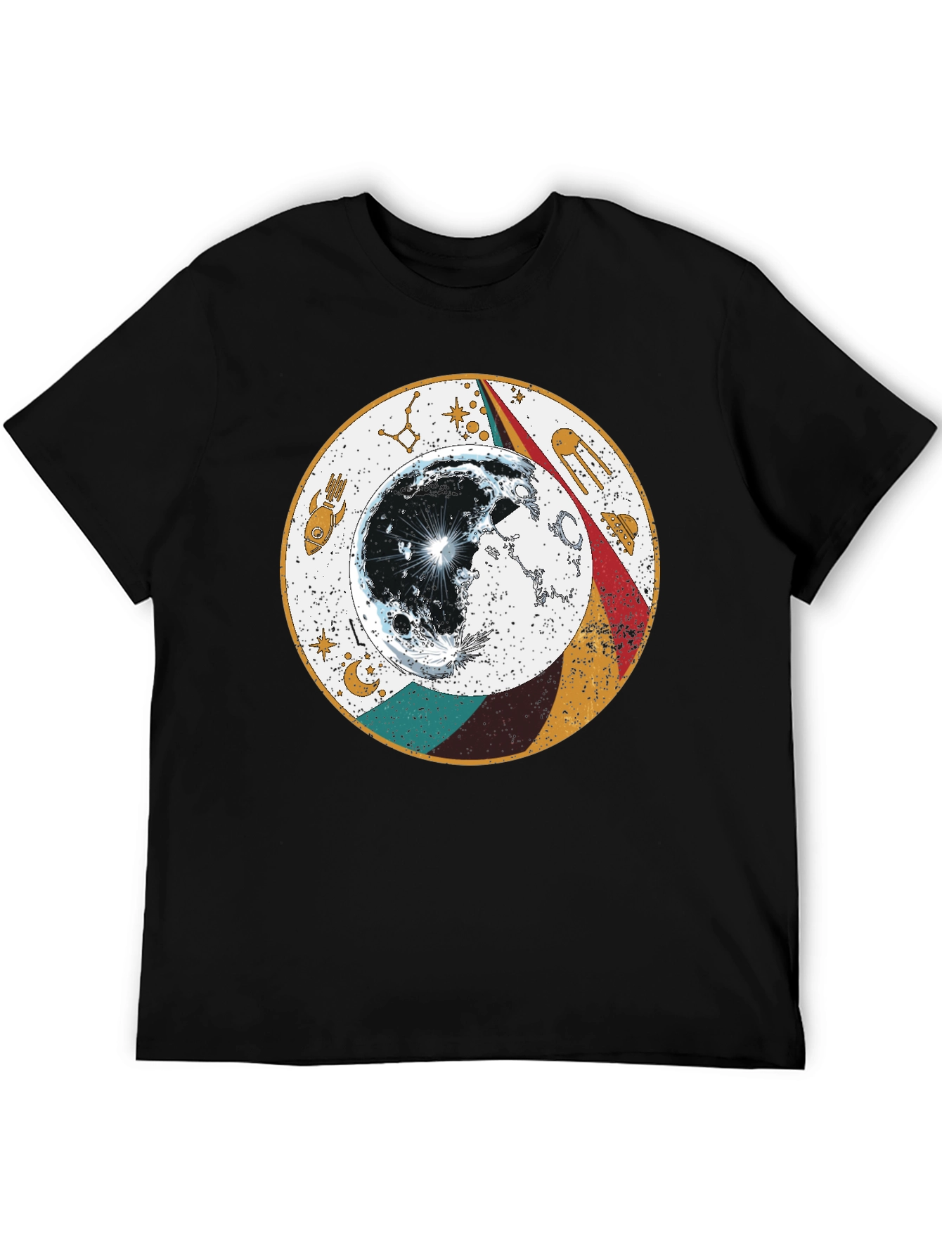 Retro Moon Zodiac Graphic Tee