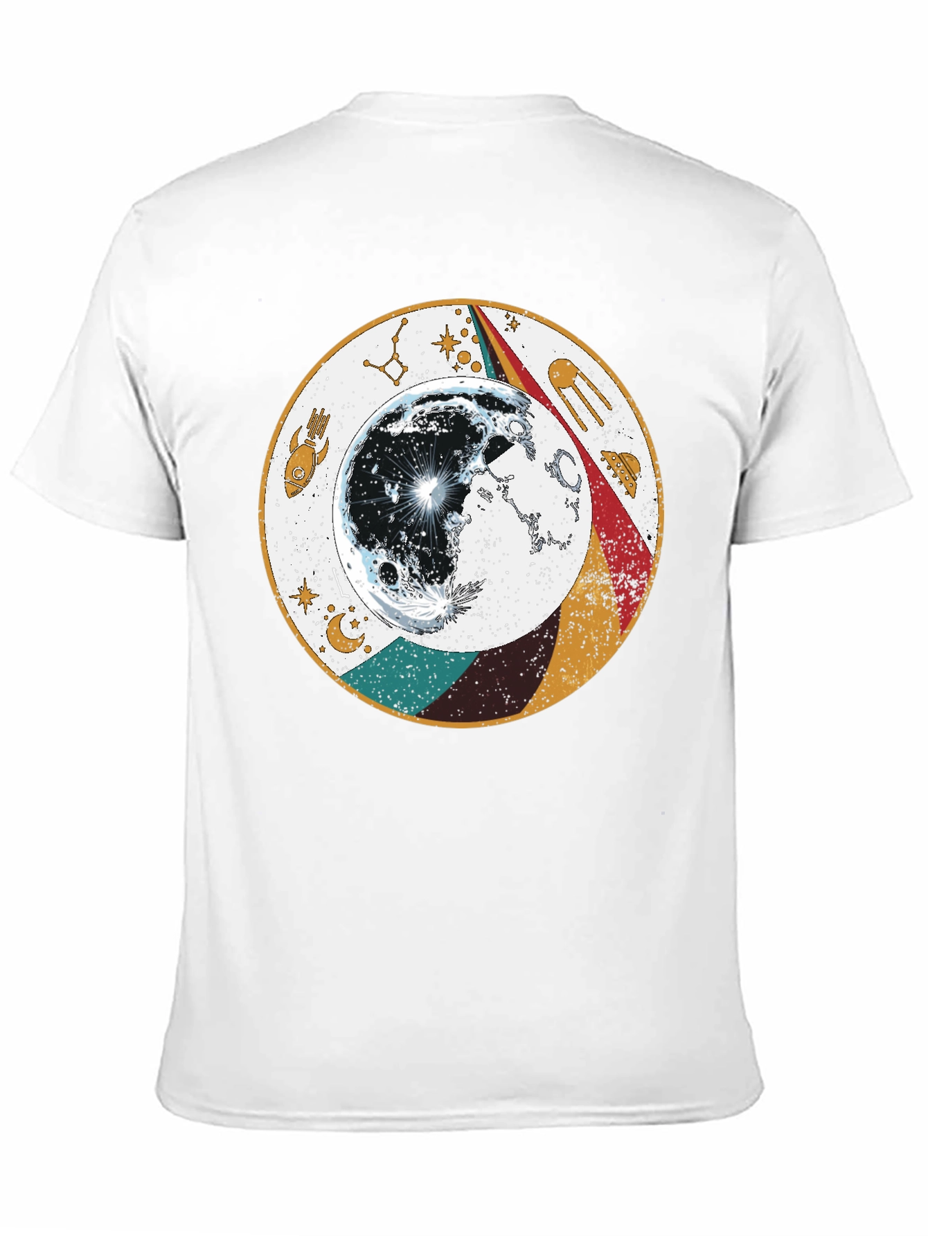 Retro Moon Zodiac Graphic Tee