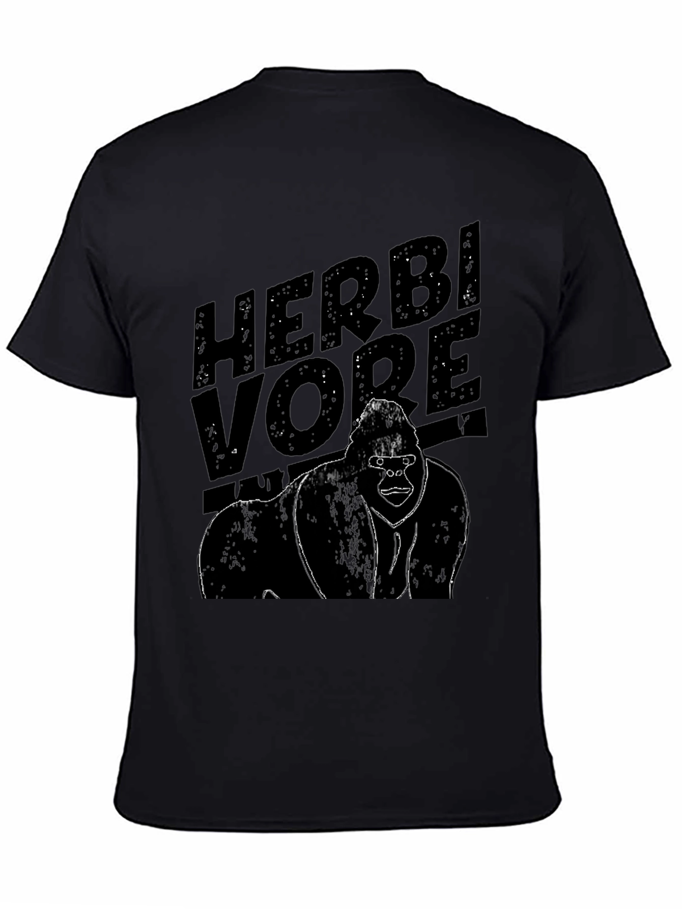 Herbivore Gorilla Graphic Tee - Black