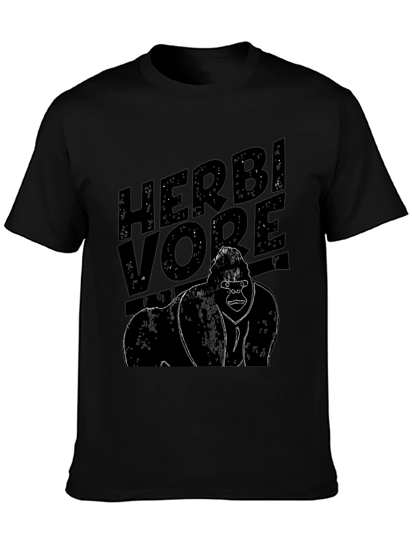 Herbivore Gorilla Graphic Tee - Black