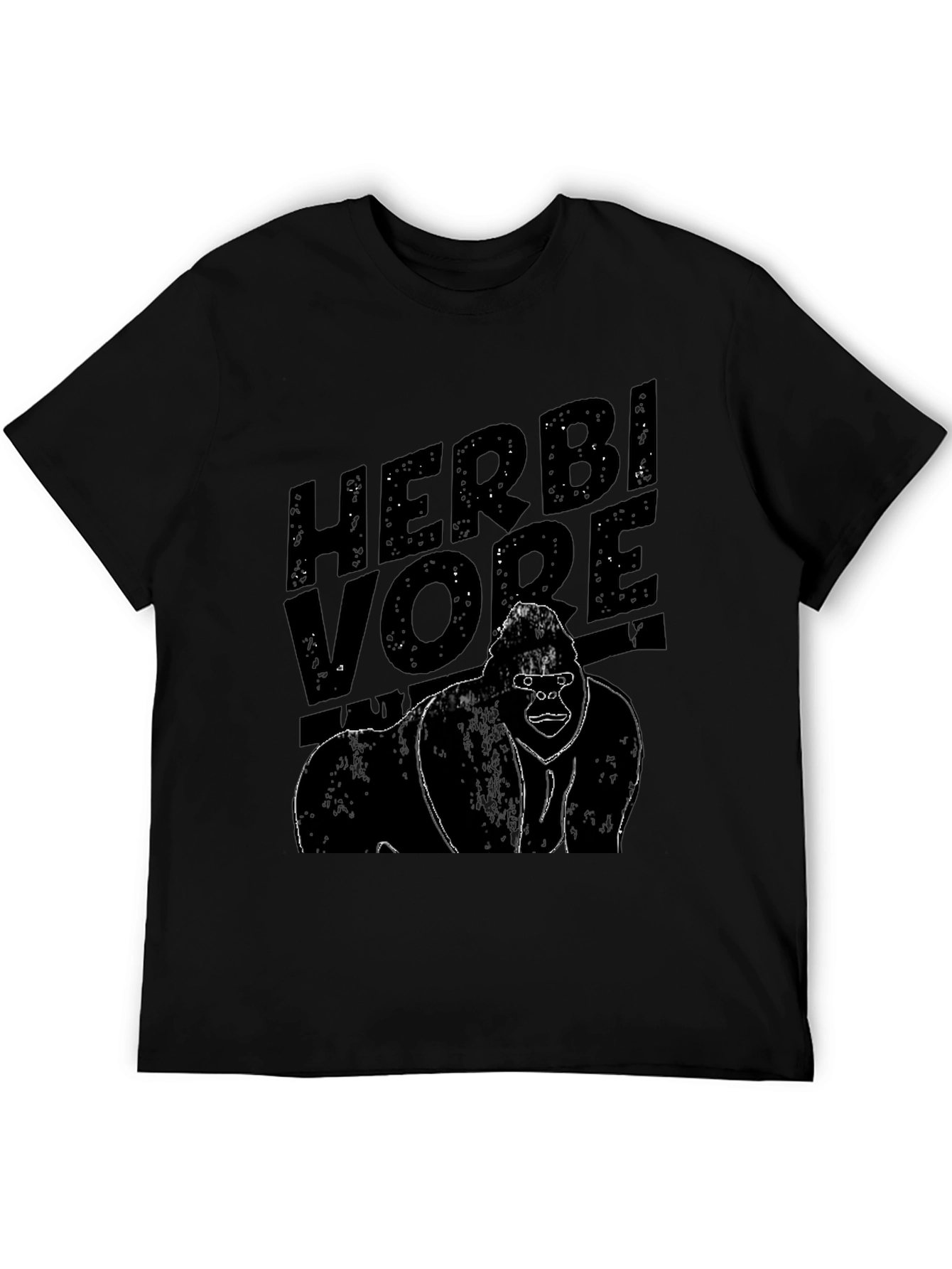 Herbivore Gorilla Graphic Tee - Black