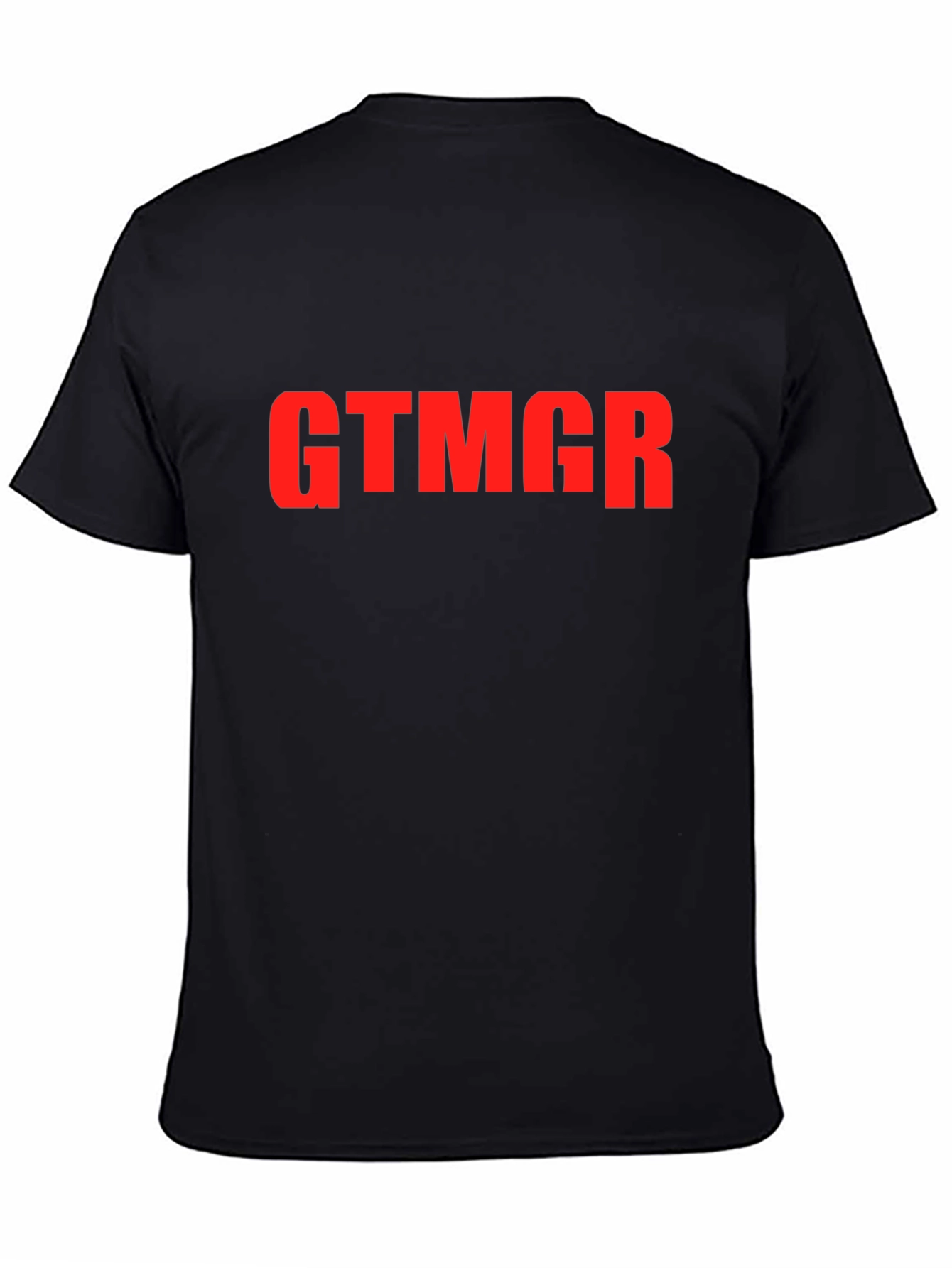 GTMGR Graphic Tee - Bold Statement Black T-Shirt