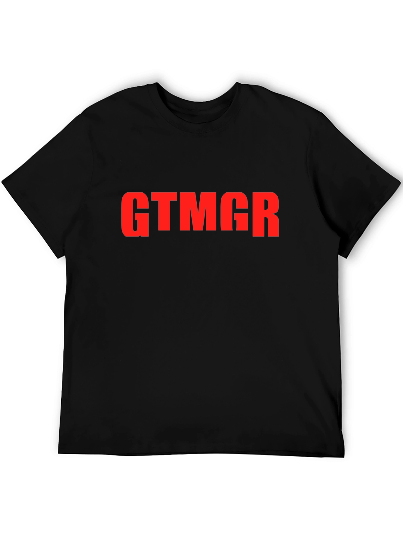 GTMGR Graphic Tee - Bold Statement Black T-Shirt
