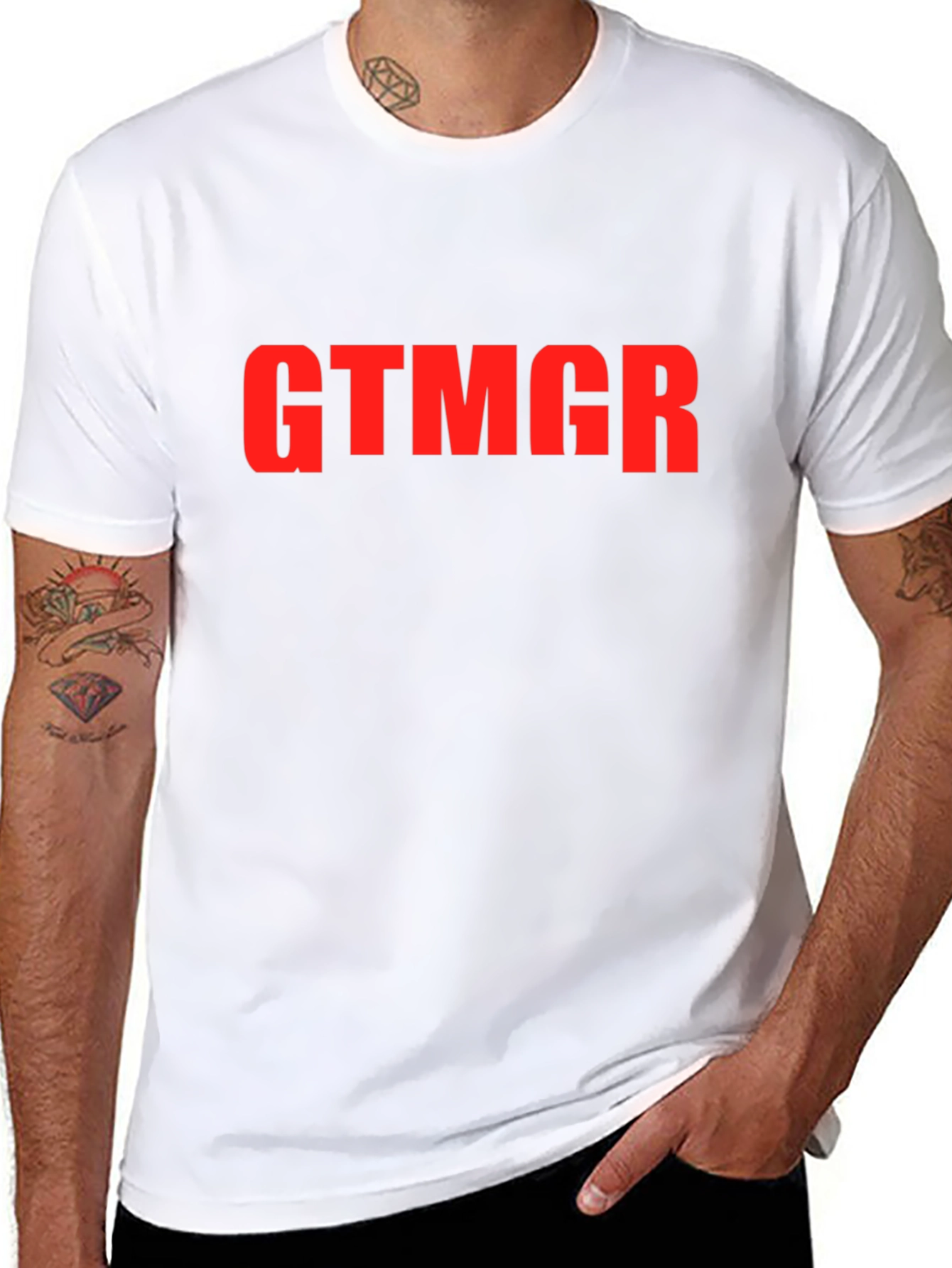 GTMGR Graphic Tee - Bold Statement Black T-Shirt