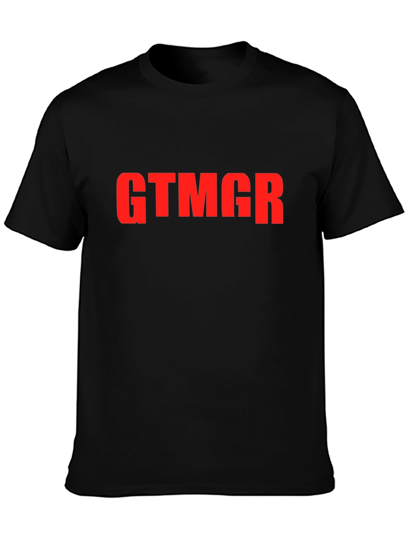 GTMGR Graphic Tee - Bold Statement Black T-Shirt