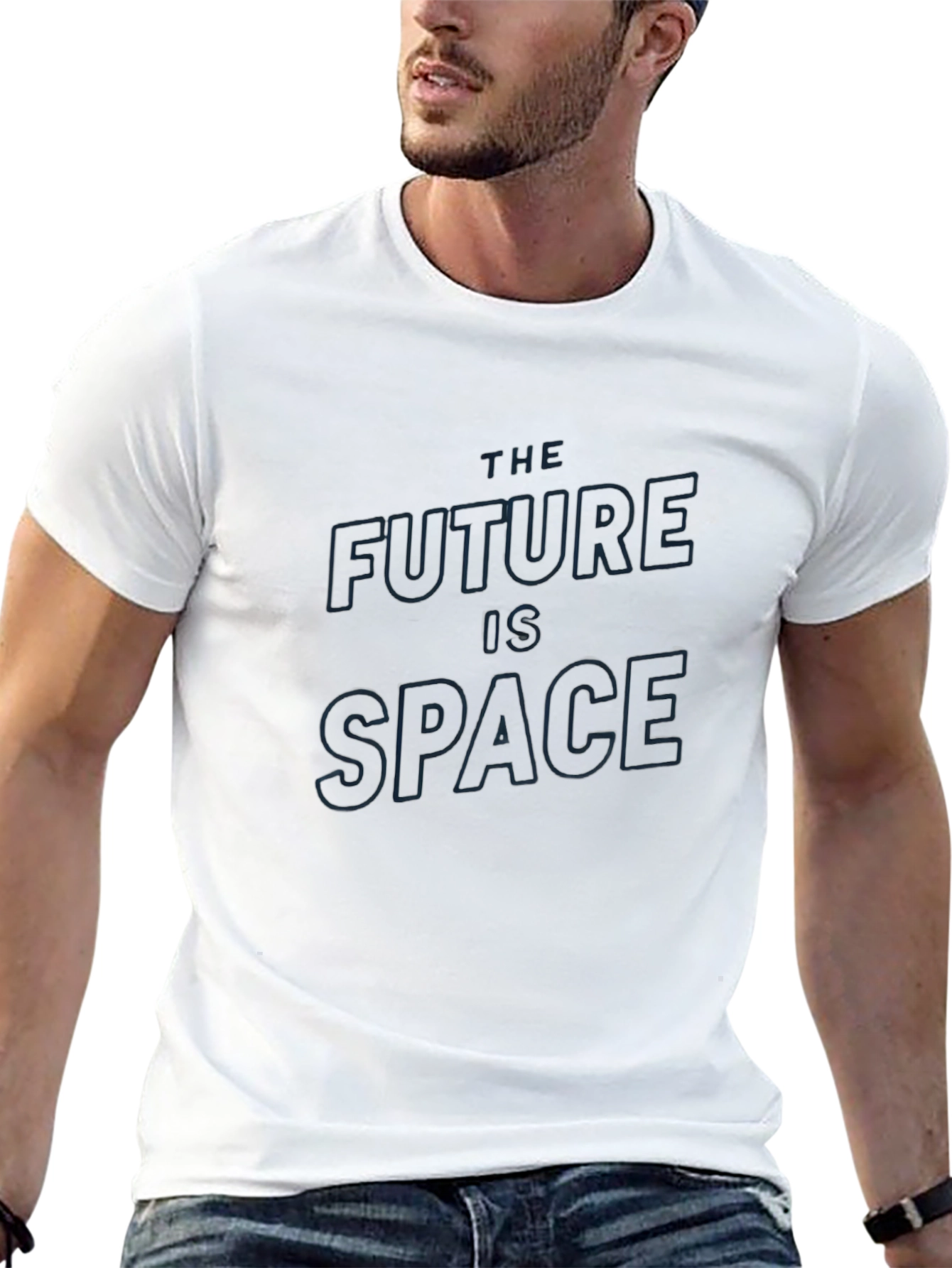 The Future is Space Black T-Shirt