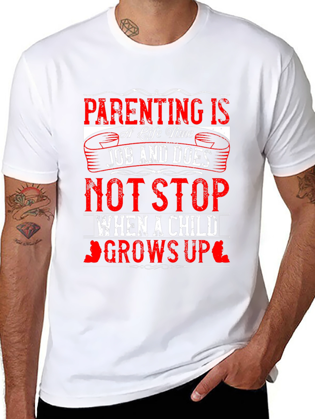 Parenting is a Lifetime Job T-Shirt