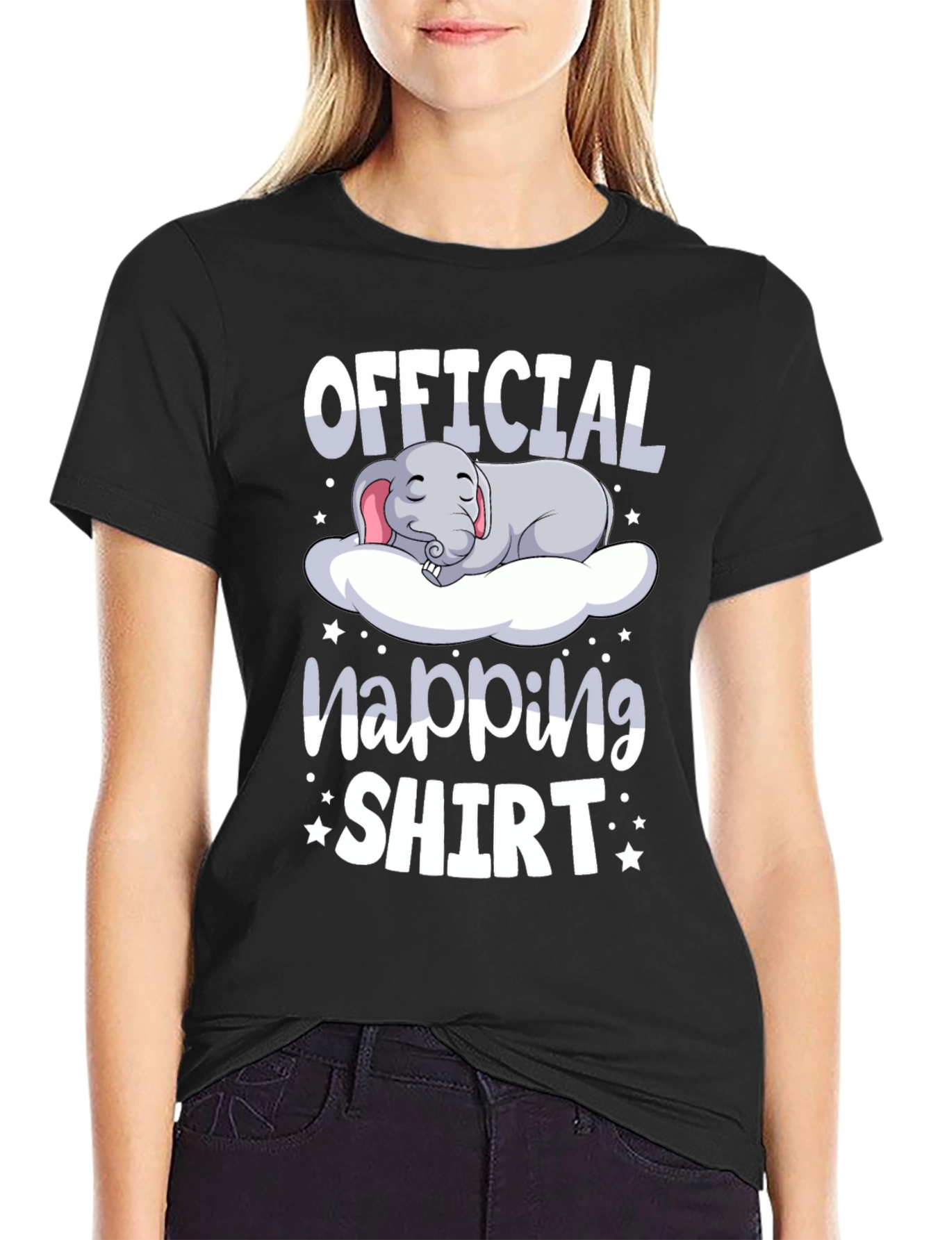 Official Napping Shirt - Cute Elephant Design