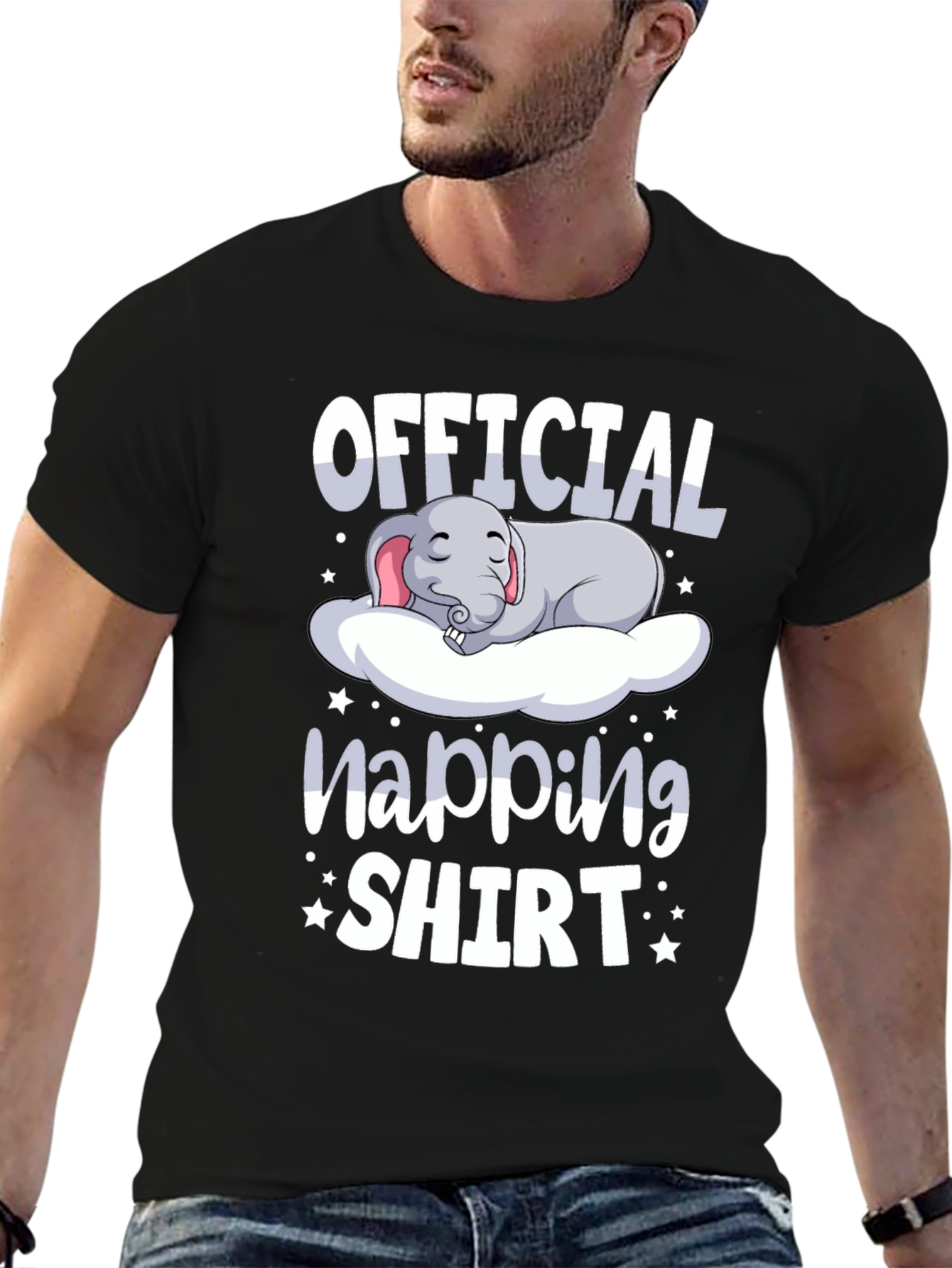 Official Napping Shirt - Cute Elephant Design