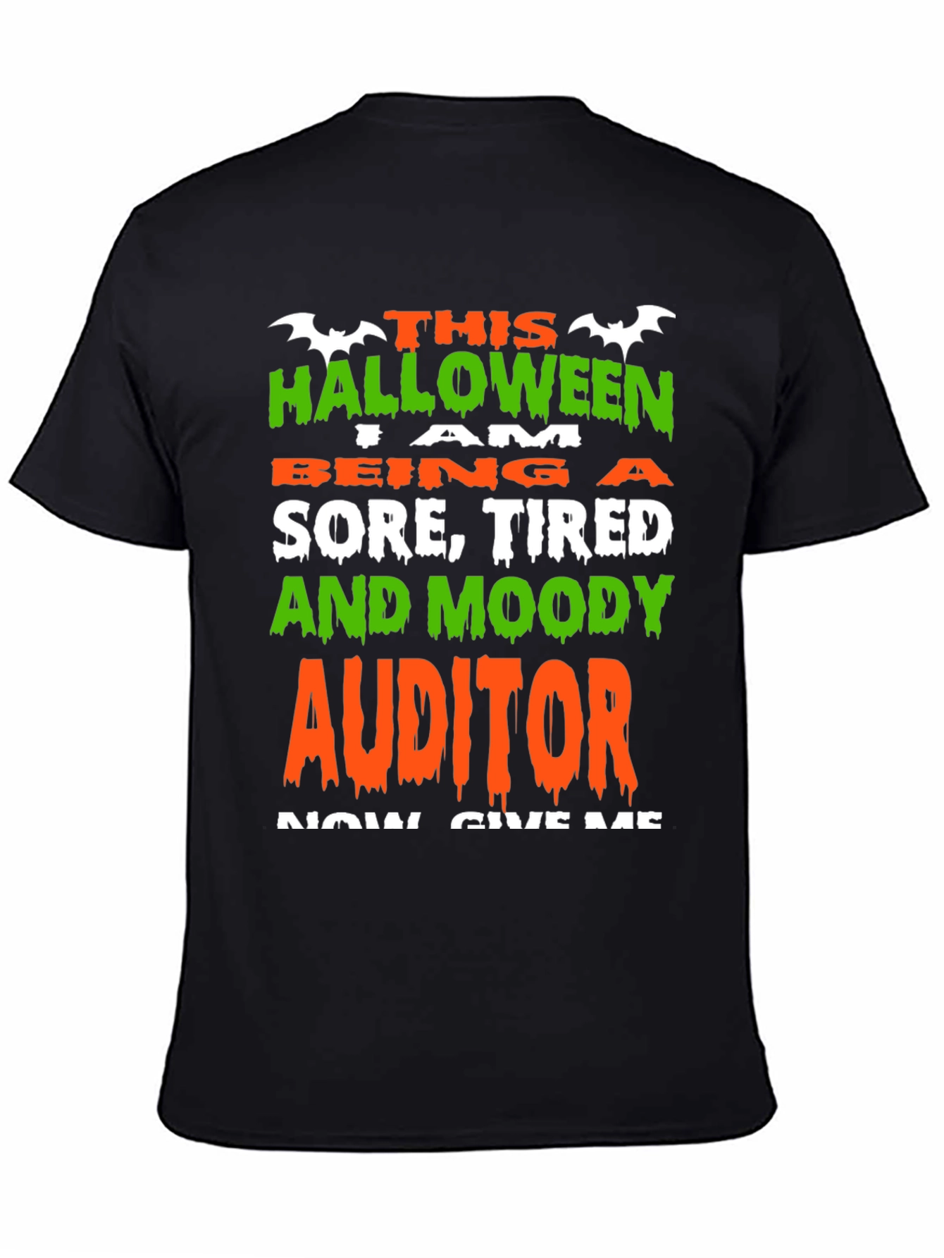 Funny Halloween Auditor T-Shirt