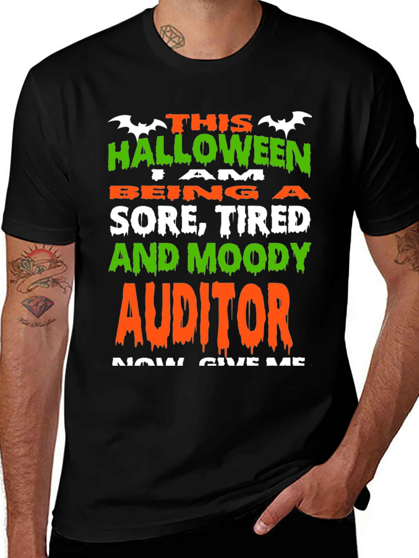 Funny Halloween Auditor T-Shirt