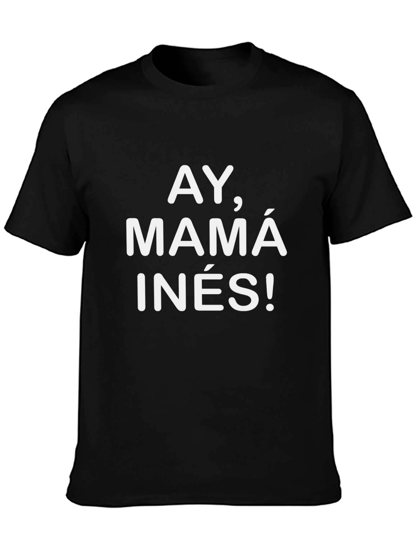 Ay Mama Inés! Black Graphic Tee Shirt