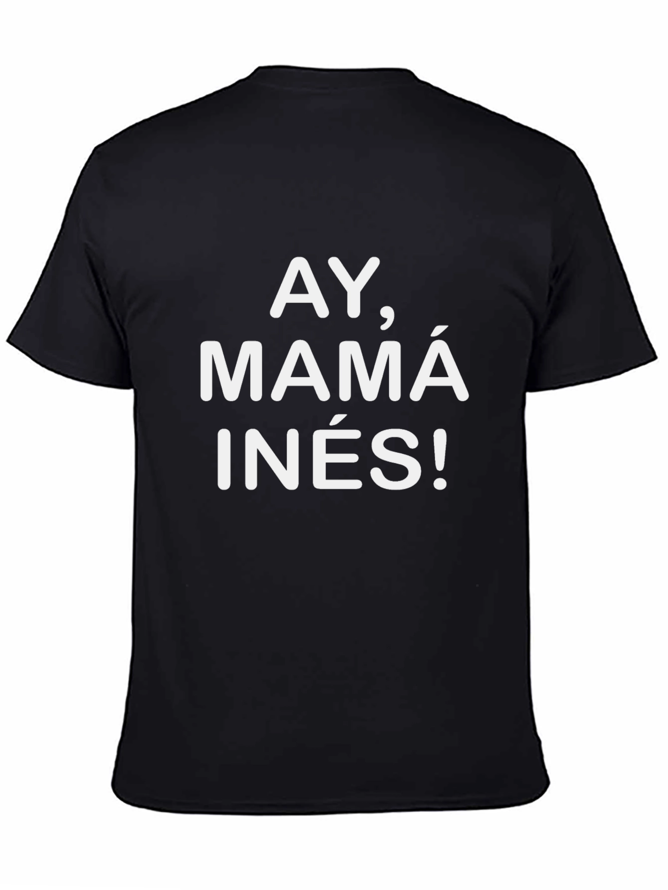 Ay Mama Inés! Black Graphic Tee Shirt