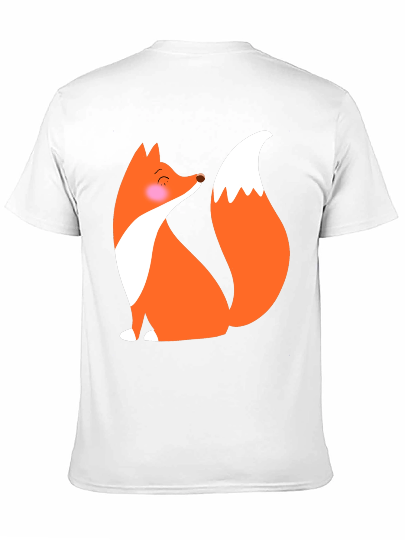 Cute Fox Graphic T-Shirt - Black