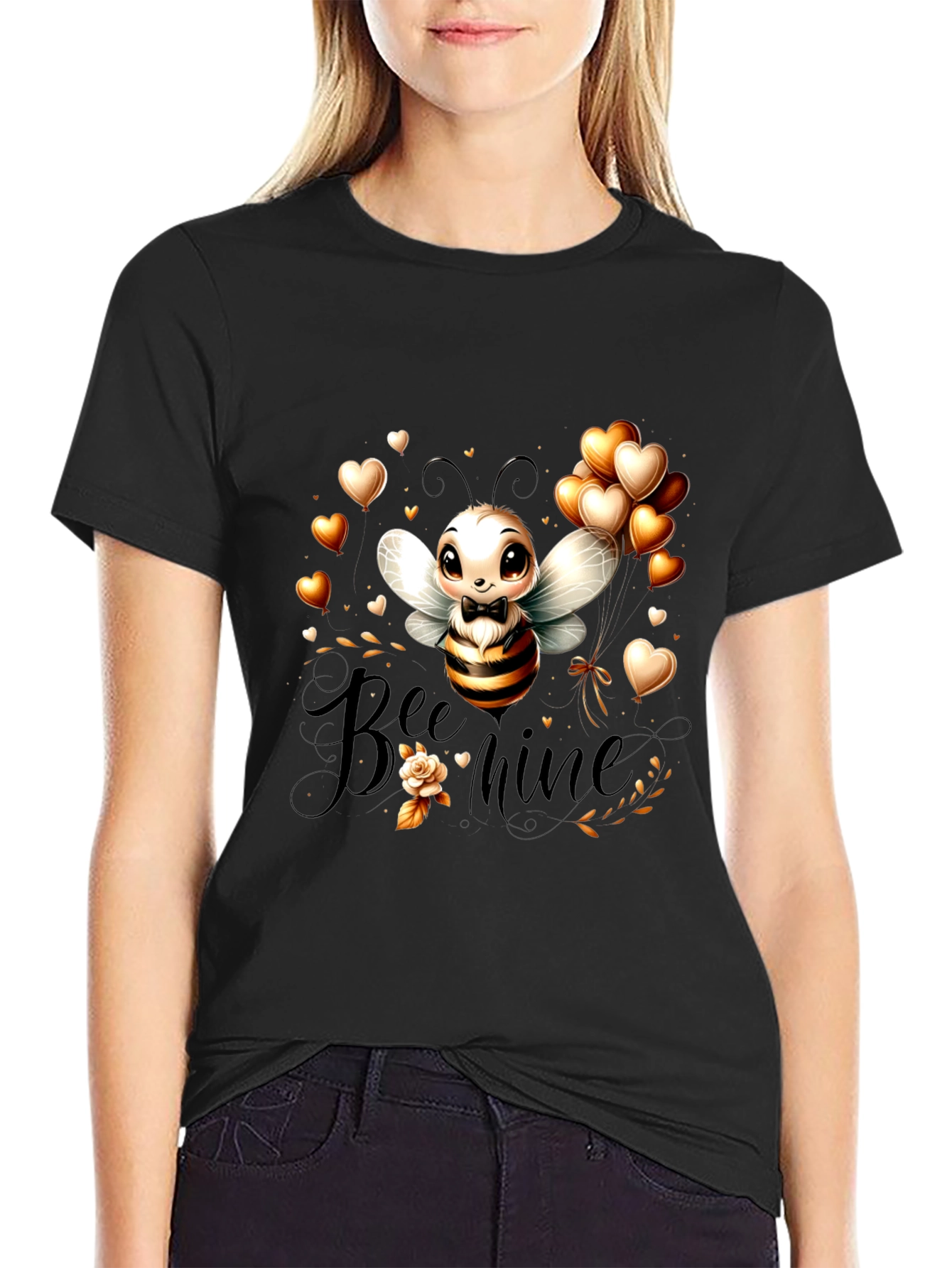Bee Mine Valentines Day Graphic Tee