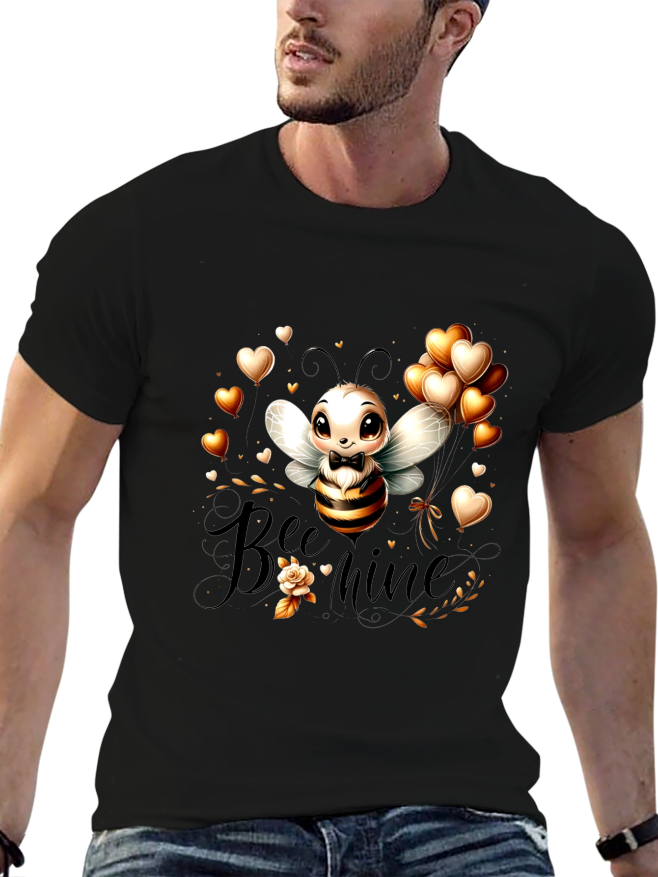 Bee Mine Valentines Day Graphic Tee