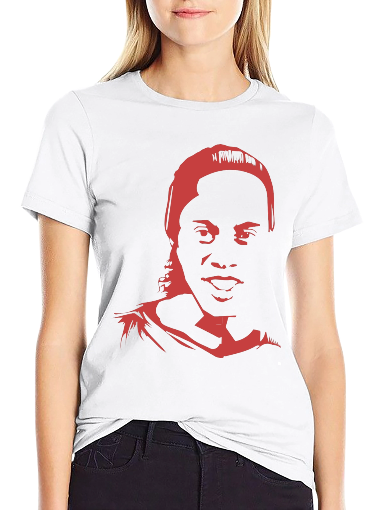 Ronaldinho Portrait Graphic Tee