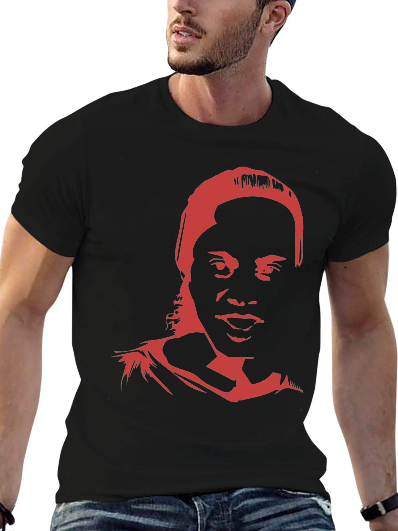 Ronaldinho Portrait Graphic Tee