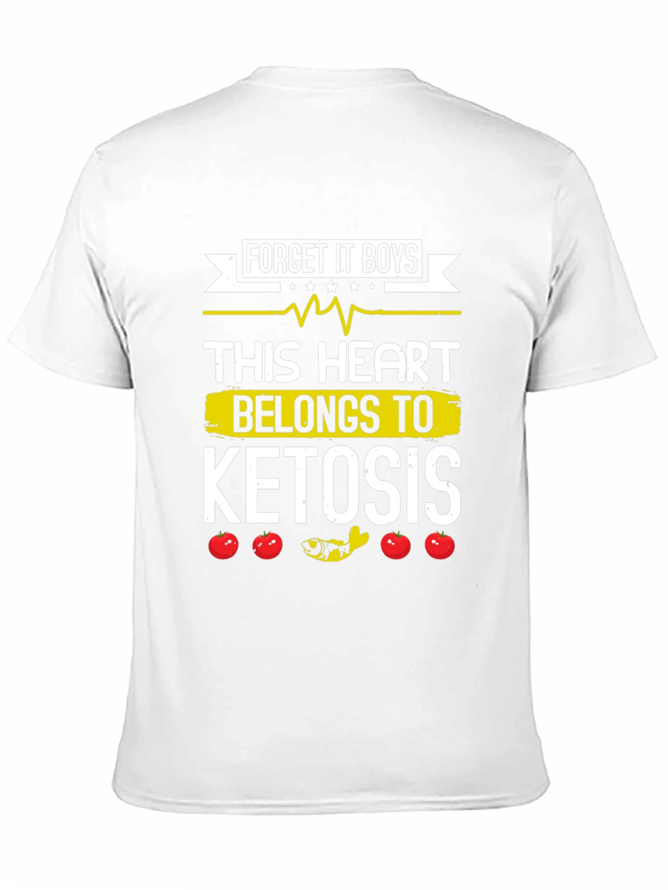 Ketosis Heart Funny Graphic Tee