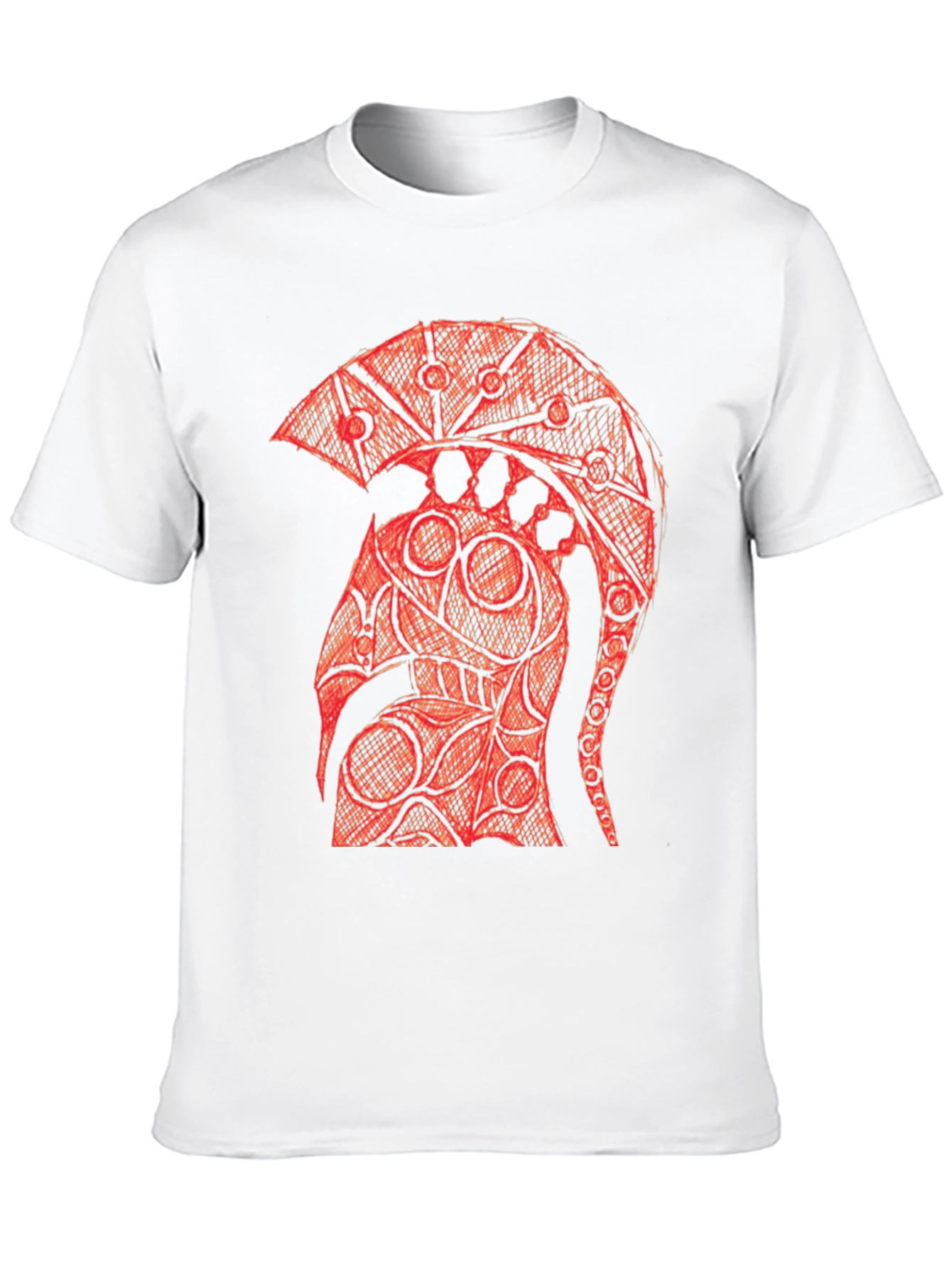Spartan Helmet Graphic Tee - Bold Design Black T-Shirt