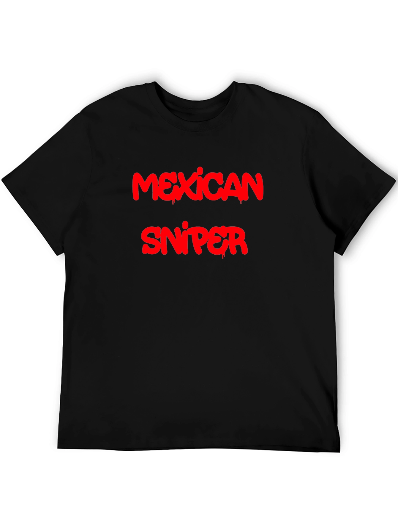 Mexican Sniper Graphic Tee - Black T-Shirt