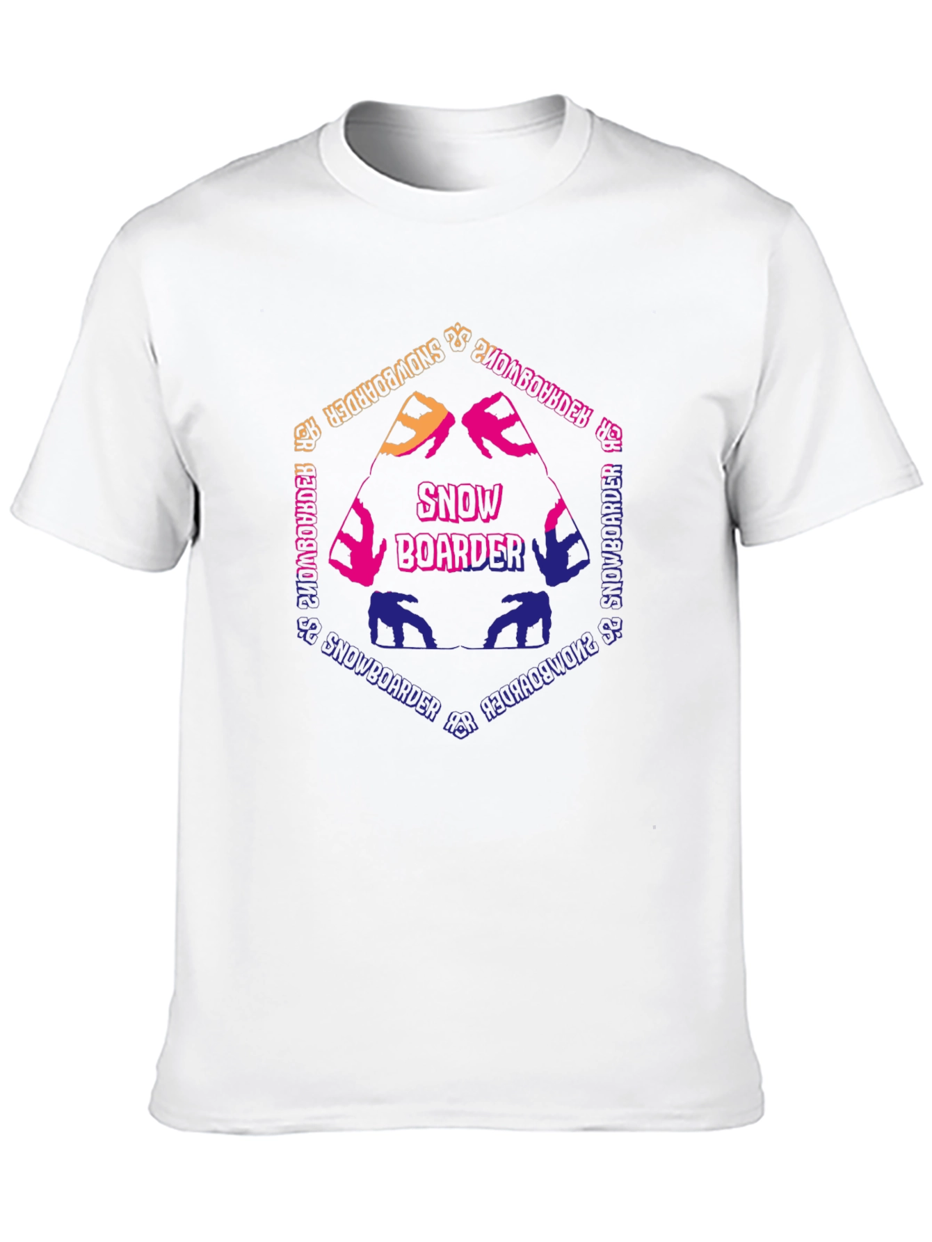 Snowboarder Graphic Tee - Stylish Black T-Shirt