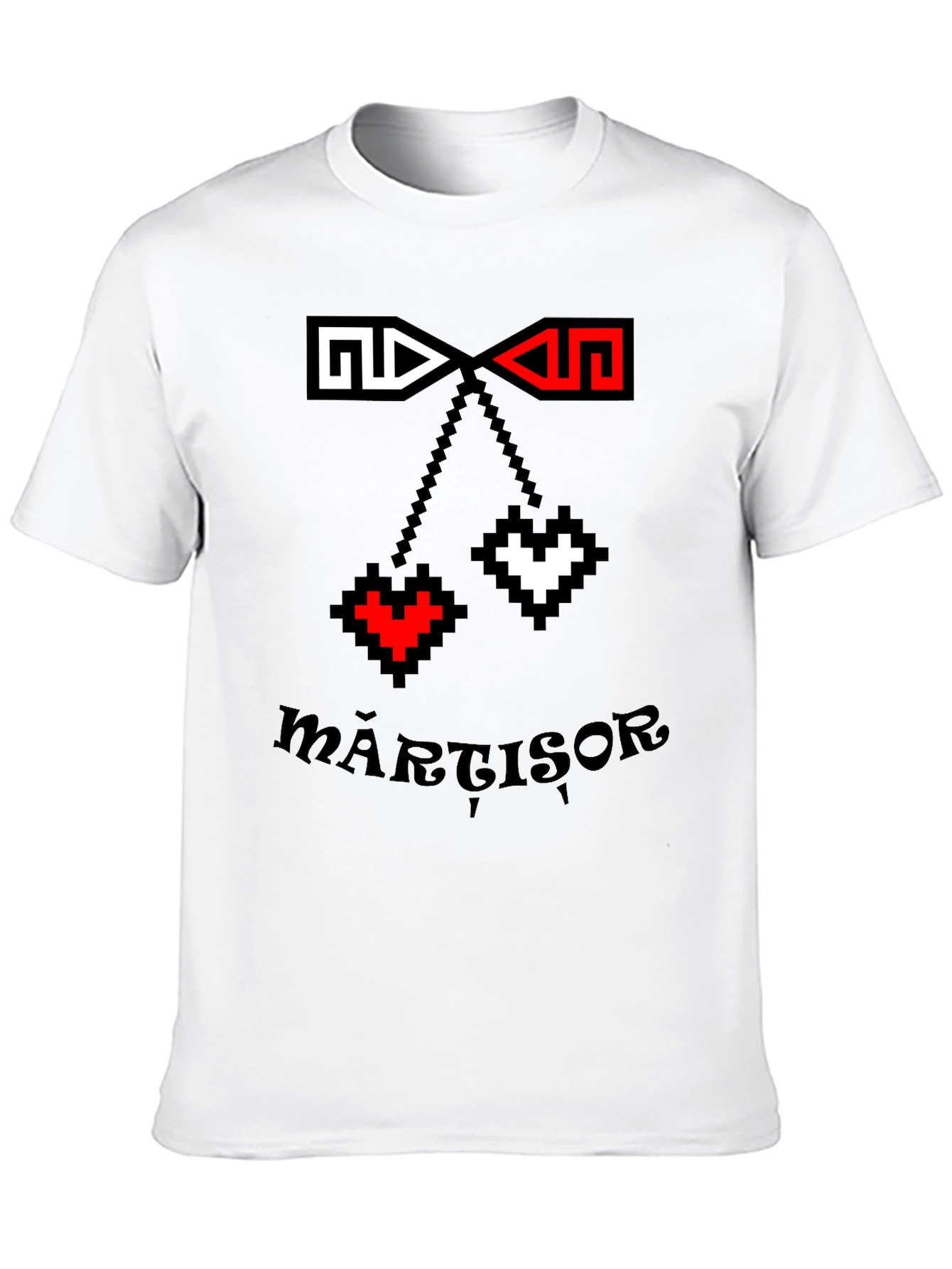 Mărțișor Pixel Art T-Shirt