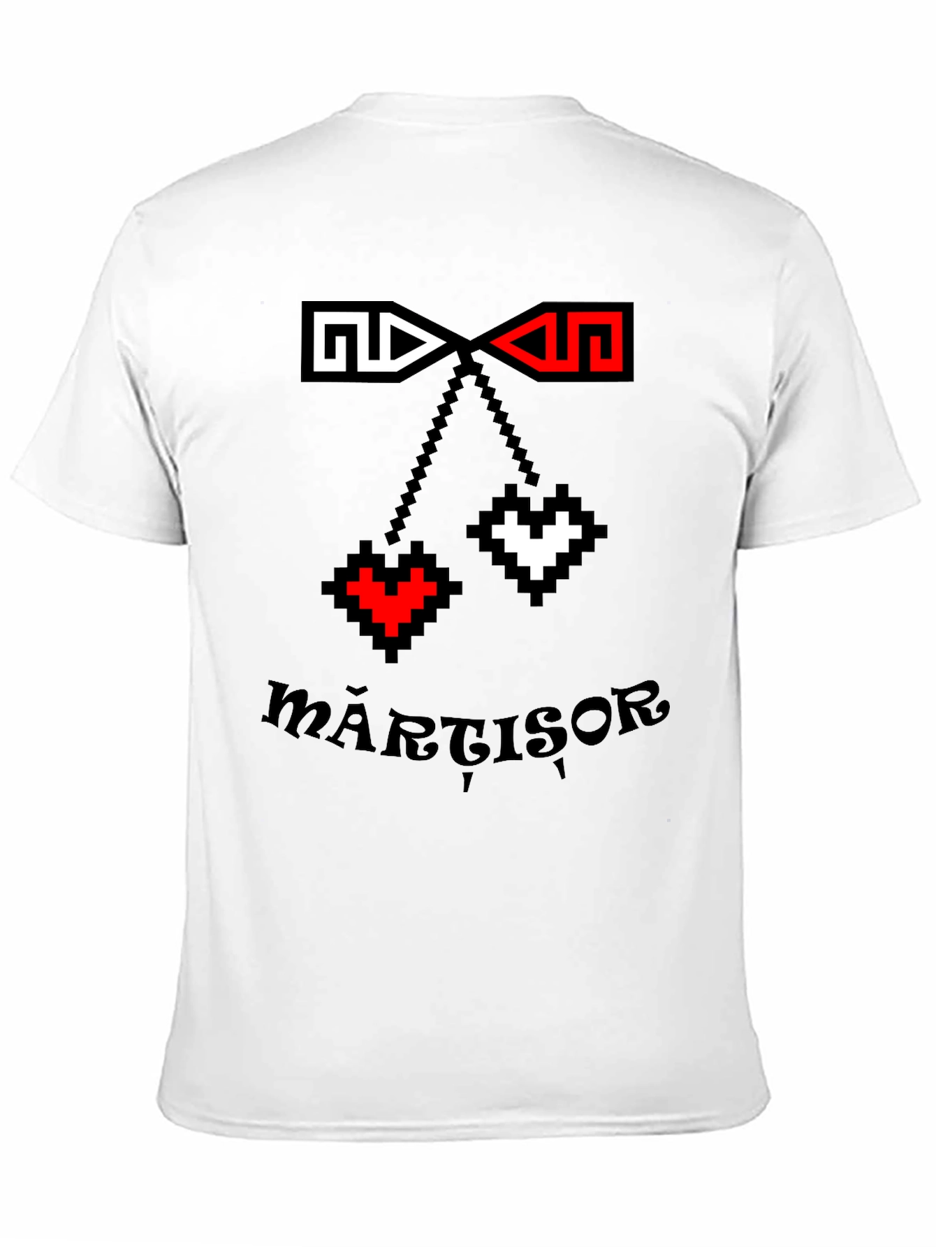 Mărțișor Pixel Art T-Shirt