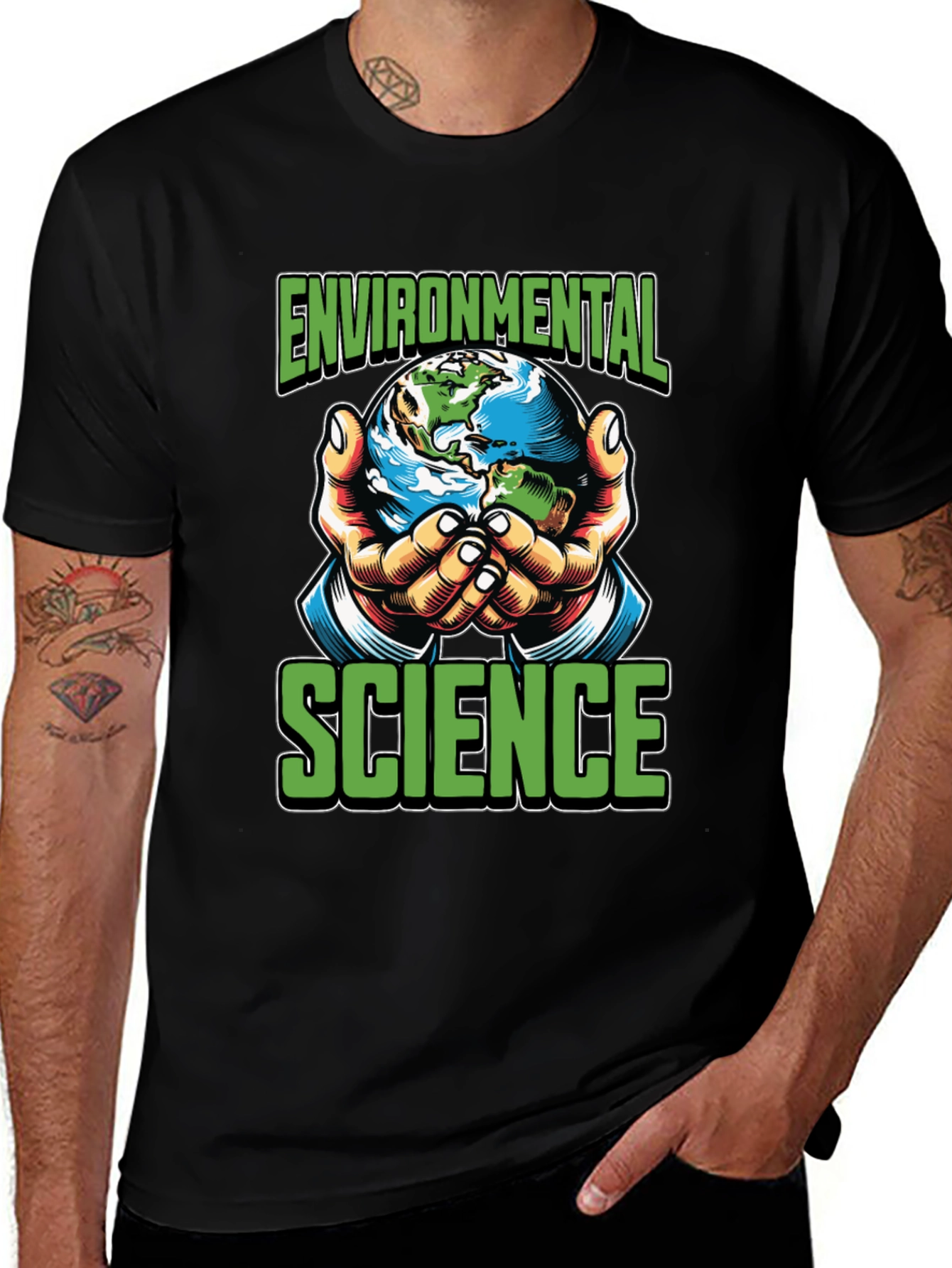 Environmental Science Earth Graphic T-Shirt
