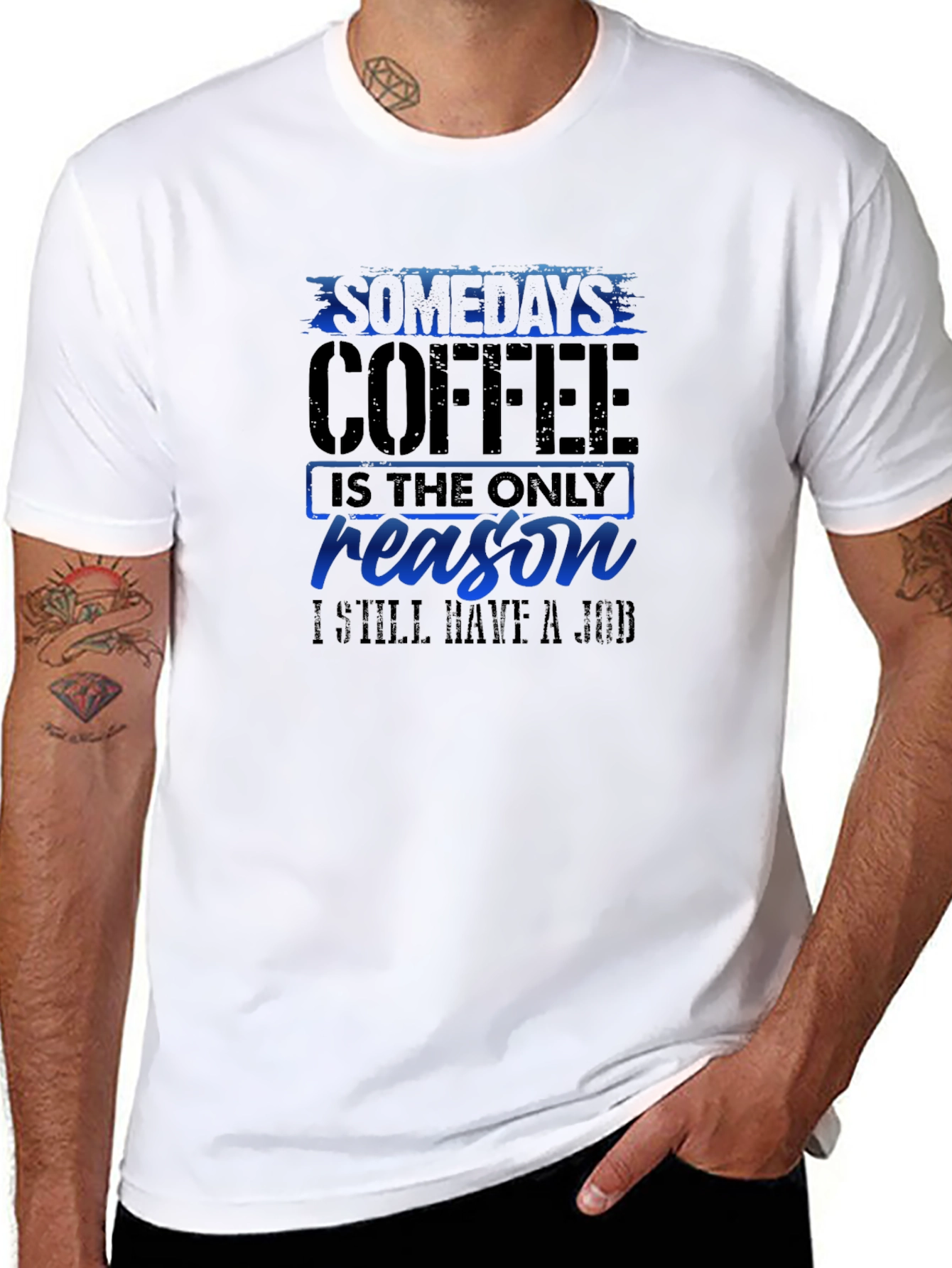 Coffee Reason T-Shirt Funny Job Tee