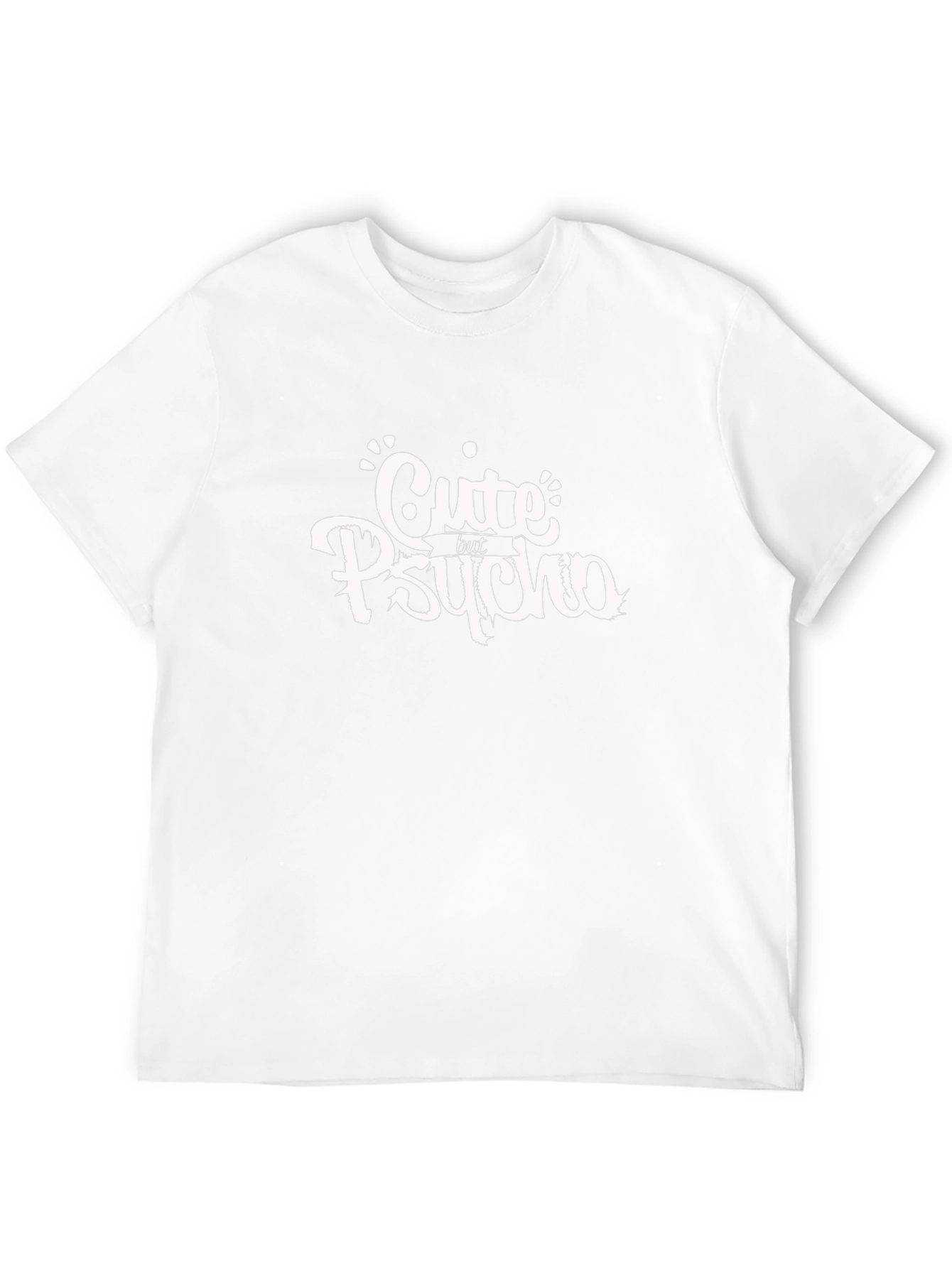 Cute But Psycho Black Graphic Tee