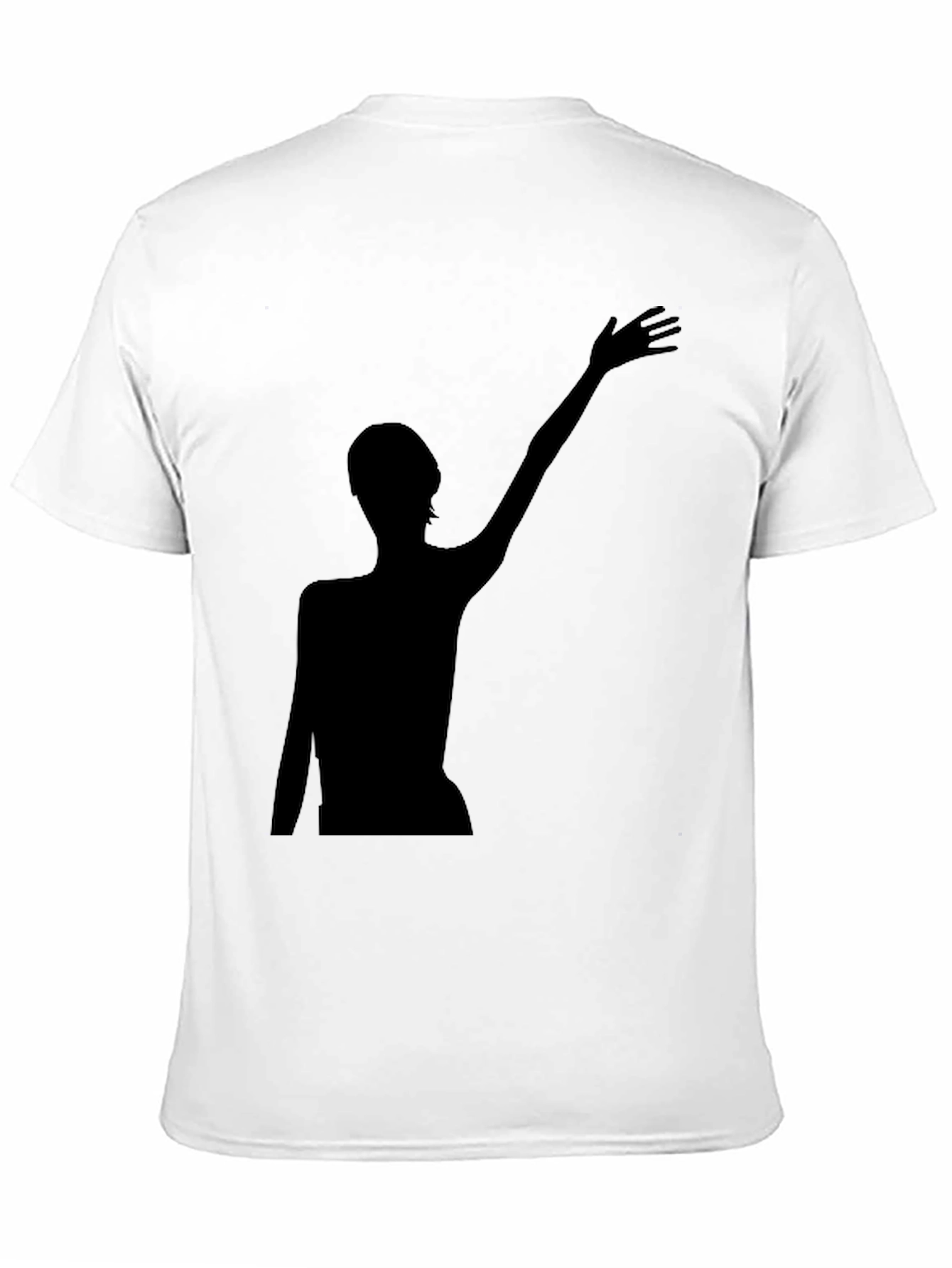 Silhouette Graphic Tee - Modern Black T-Shirt