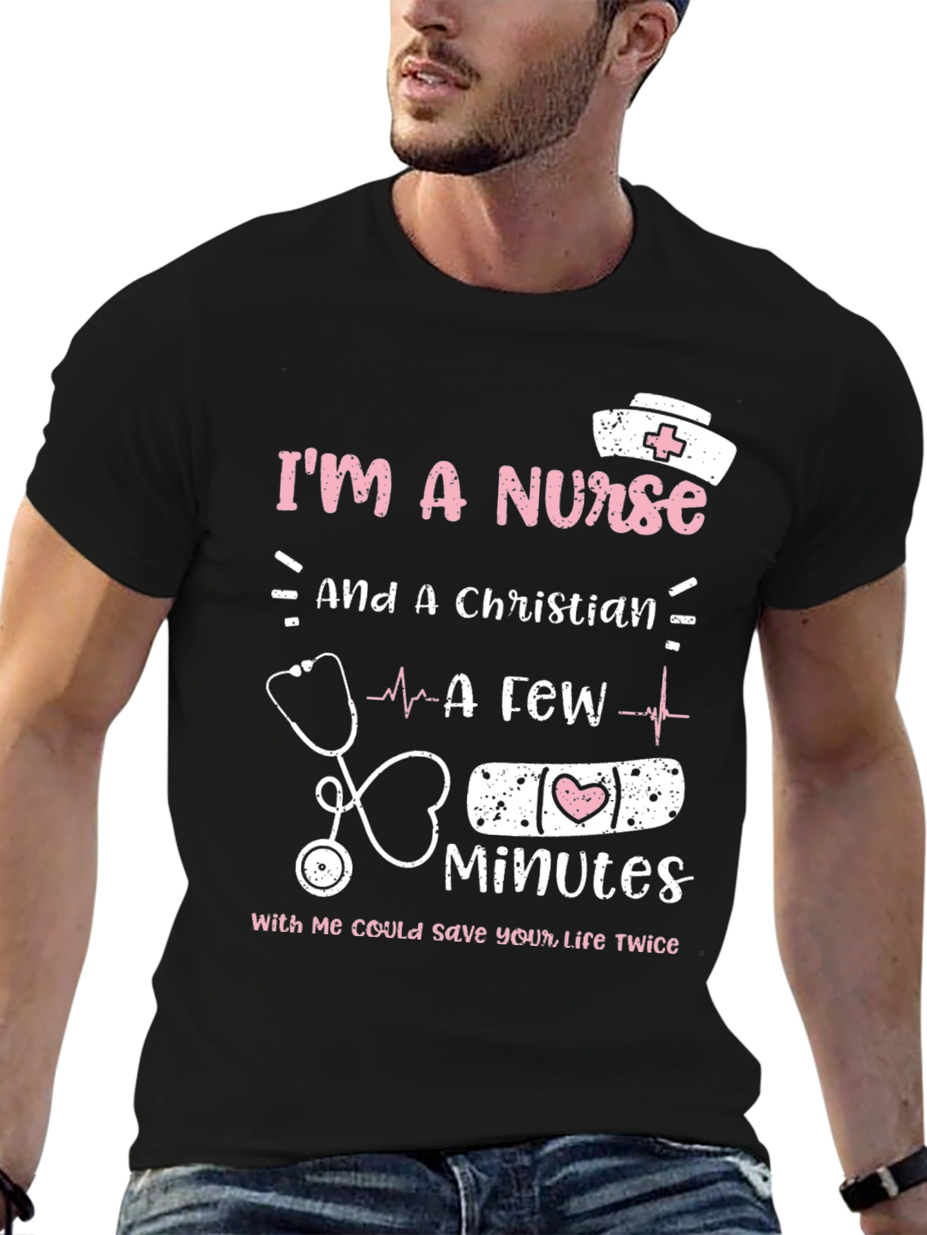 Im a Nurse And a Christian T-Shirt