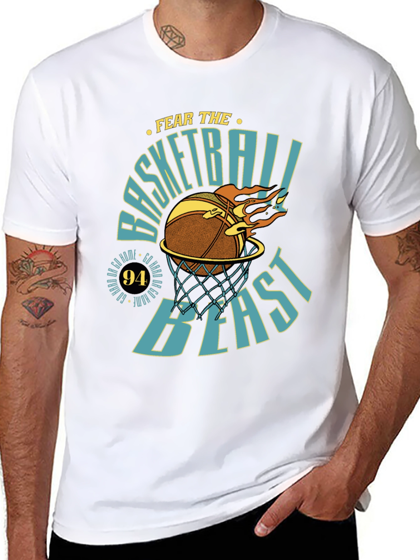 Basketball Beast Graphic T-Shirt
