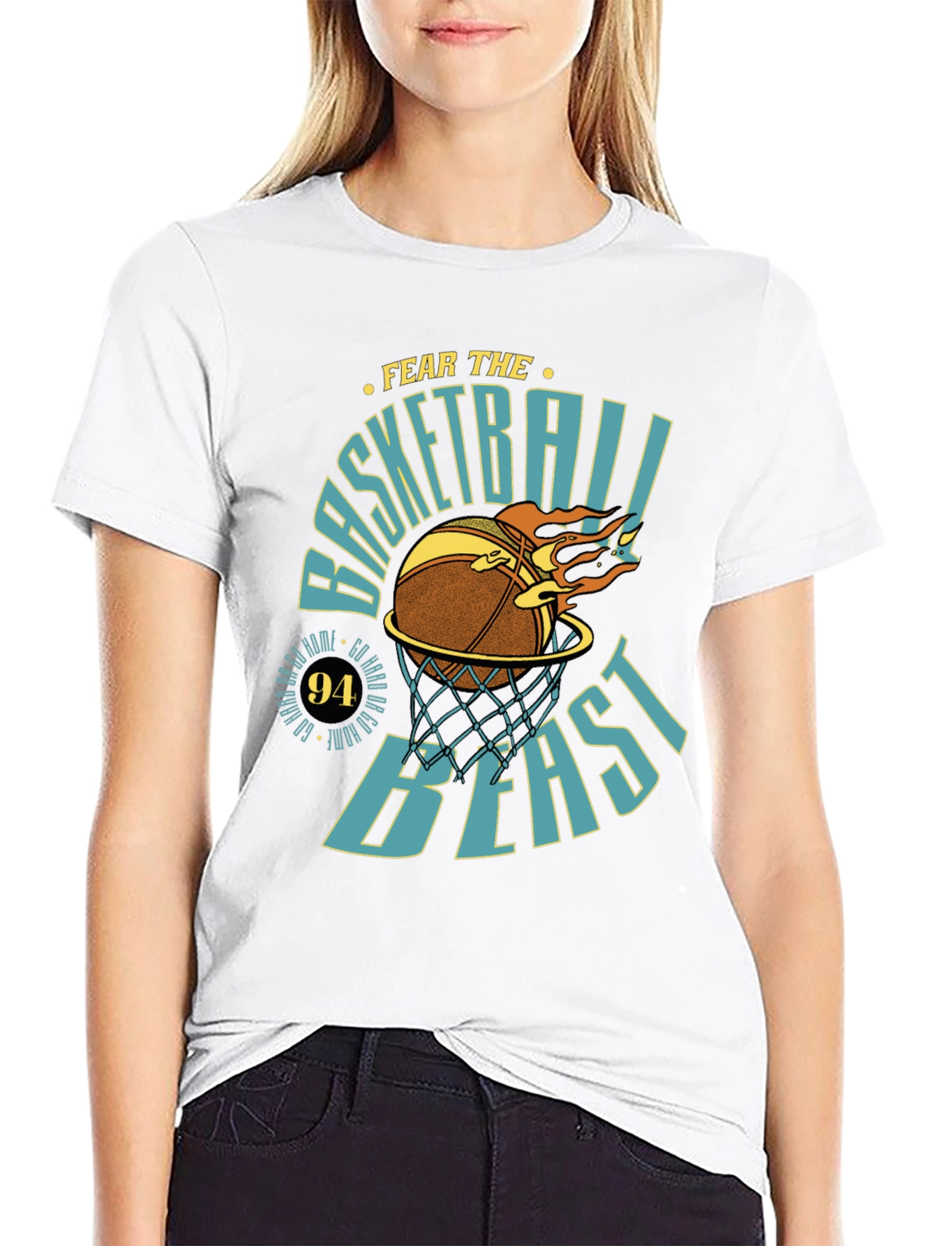 Basketball Beast Graphic T-Shirt