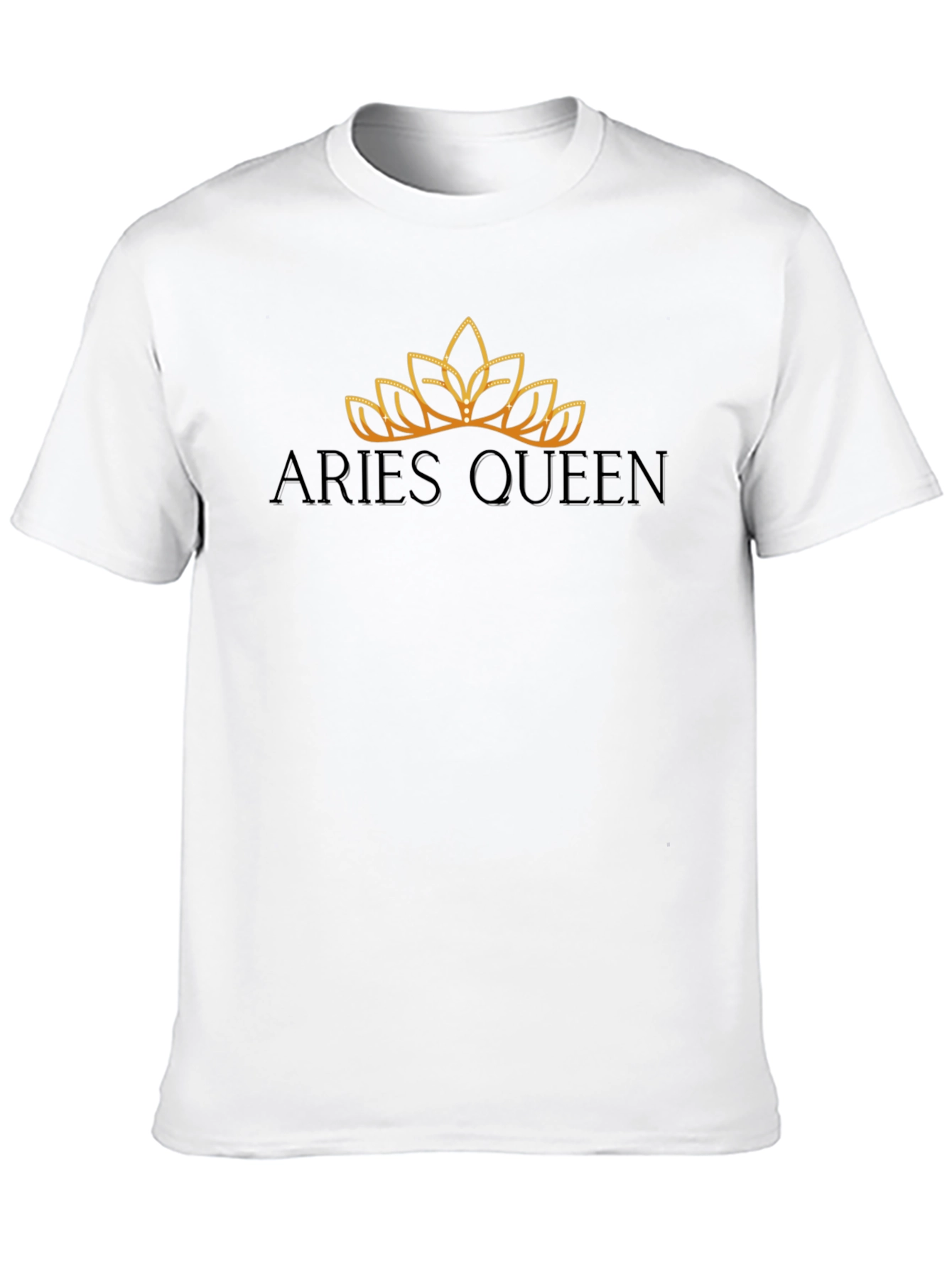 Aries Queen Graphic Tee - Zodiac Birthday Gift
