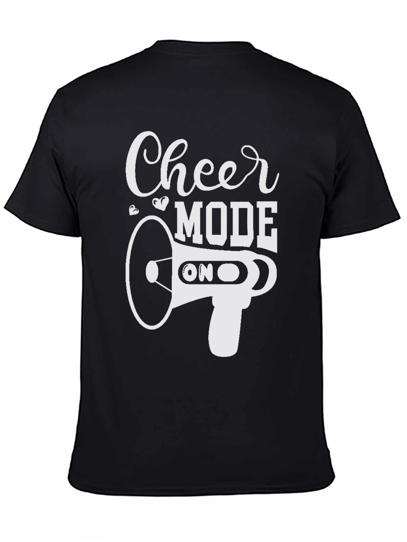 Cheer Mode On Black Graphic Tee
