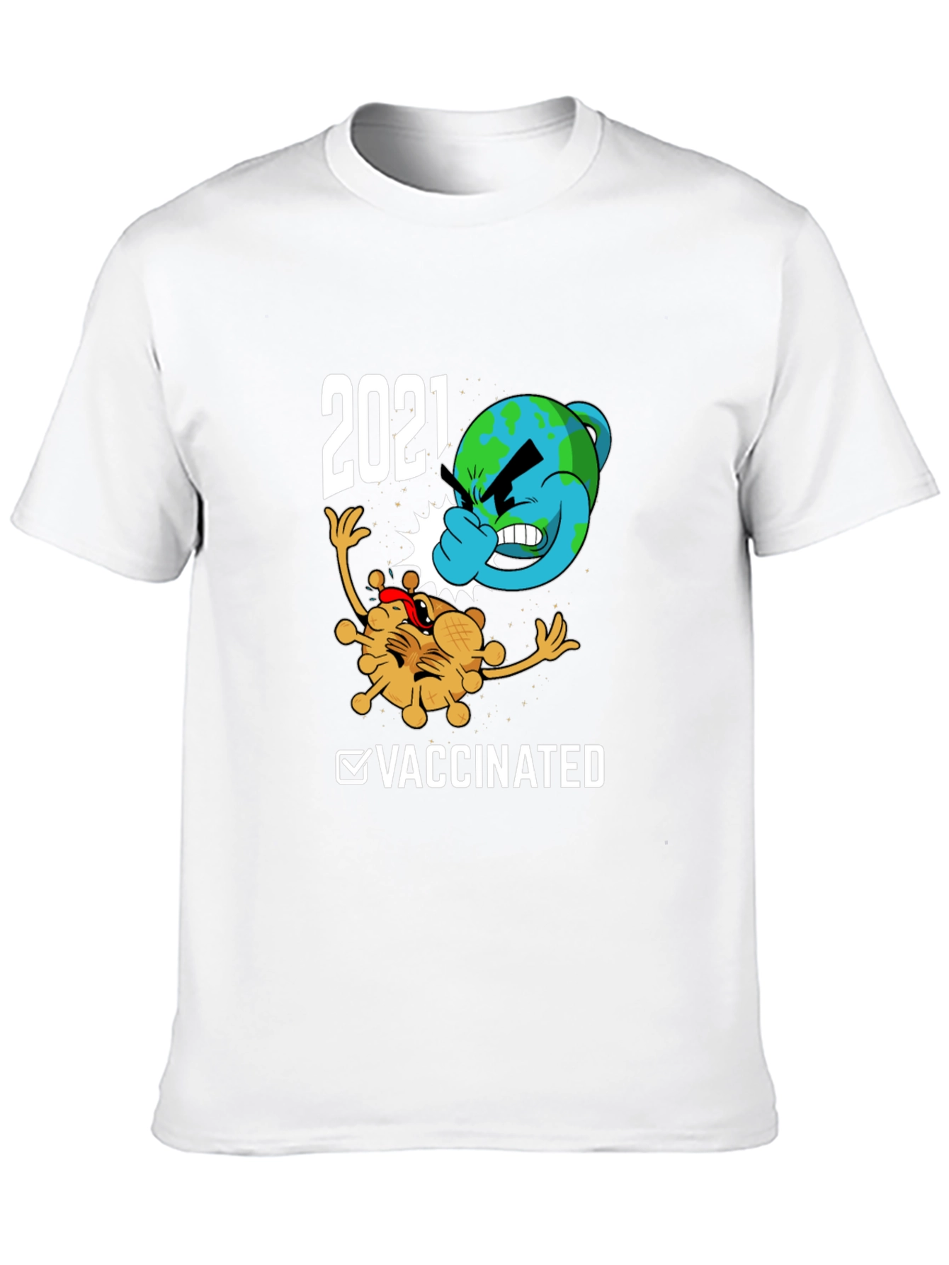 2021 Vaccinated Graphic Tee - Fight the Virus!